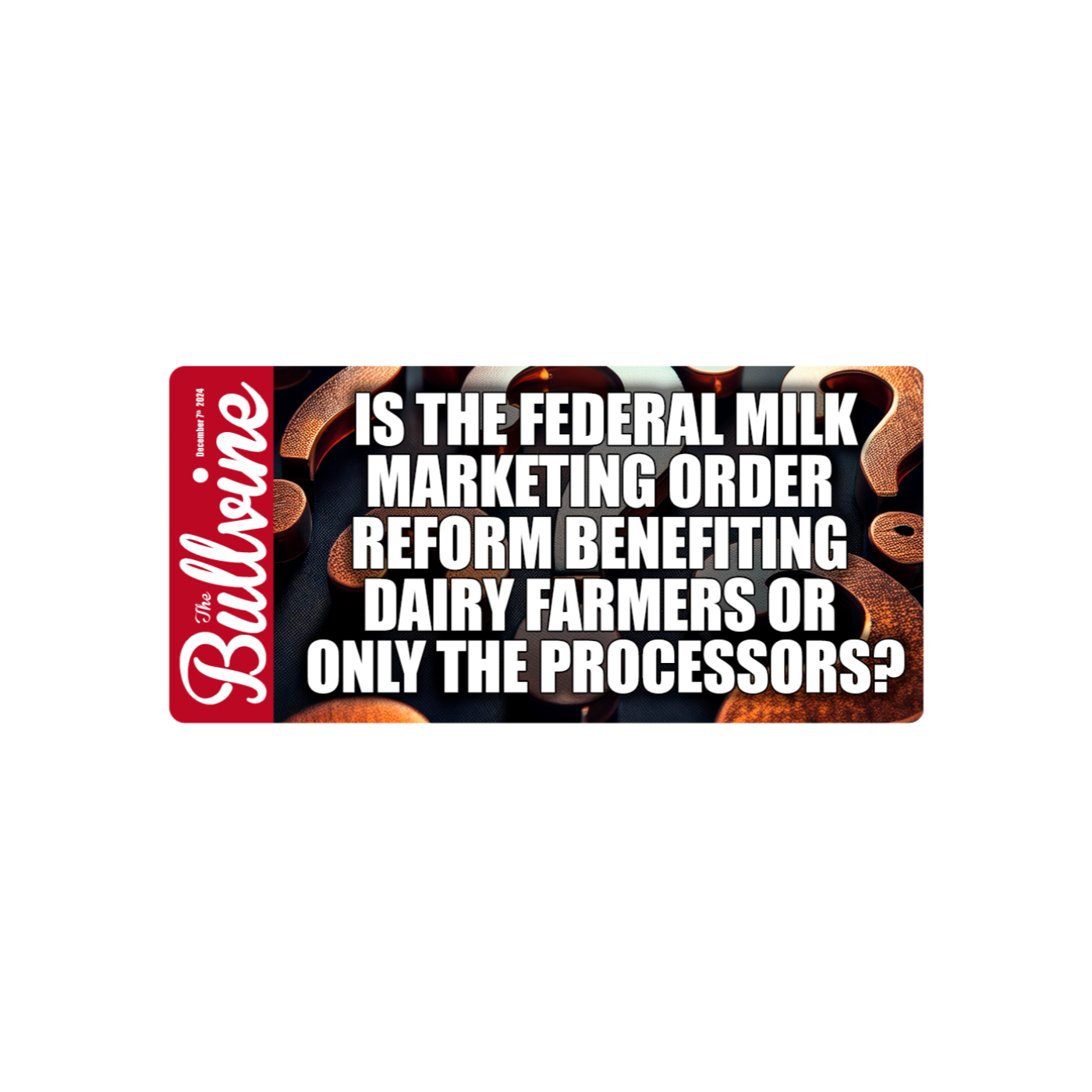E79 Is the Federal Milk Marketing Order Reform Benefiting Dairy Farmers or Only the Processors?