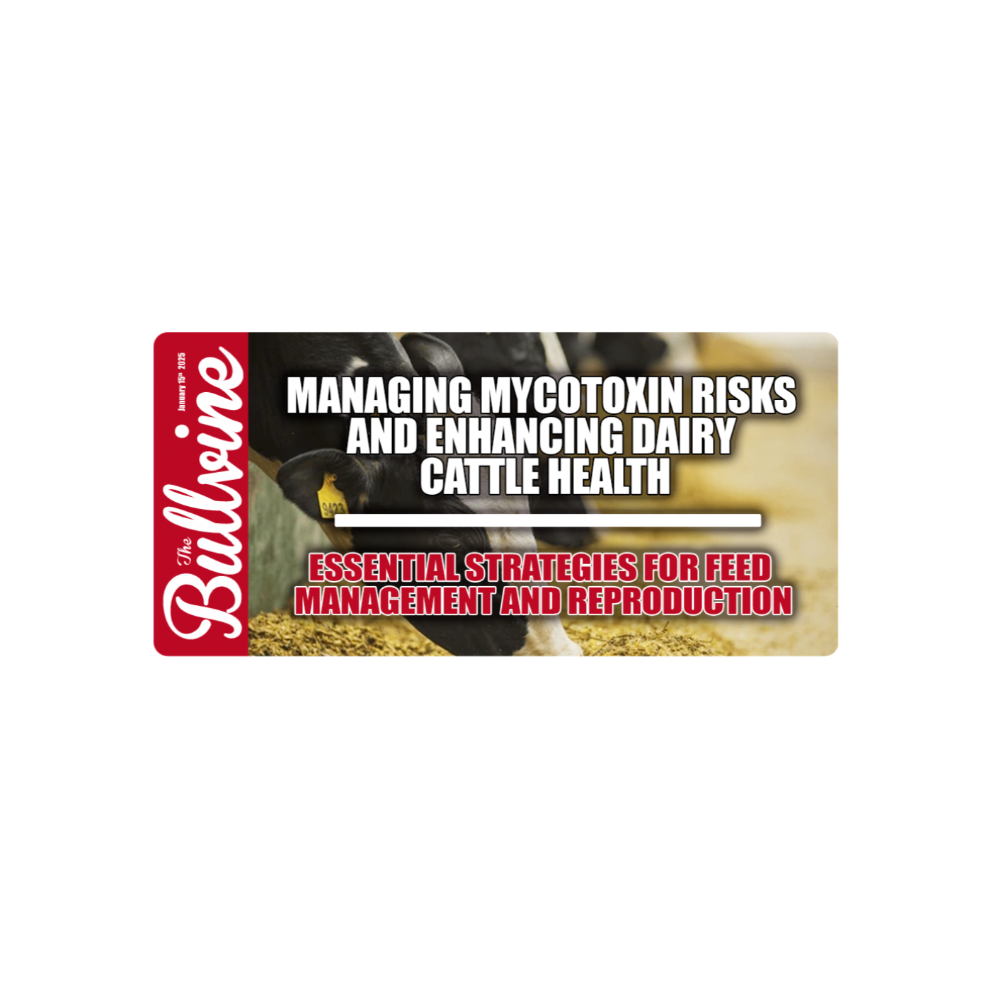 E120 Managing Mycotoxin Risks and Enhancing Dairy Cattle Health: Essential Strategies for Feed Management and Reproduction