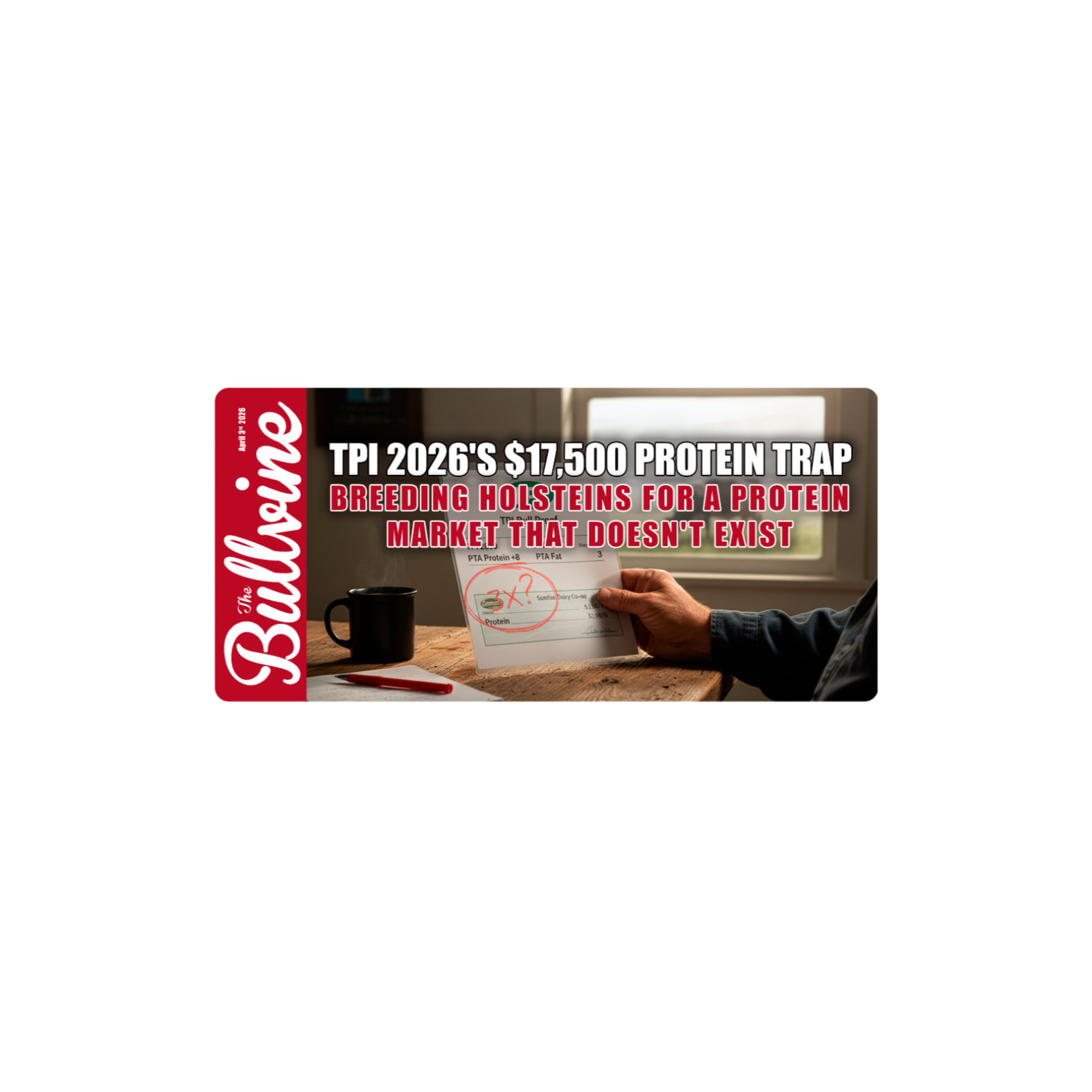 E528 TPI 2026’s $17,500 Protein Trap: Breeding Holsteins for a Protein Market That Doesn’t Exist