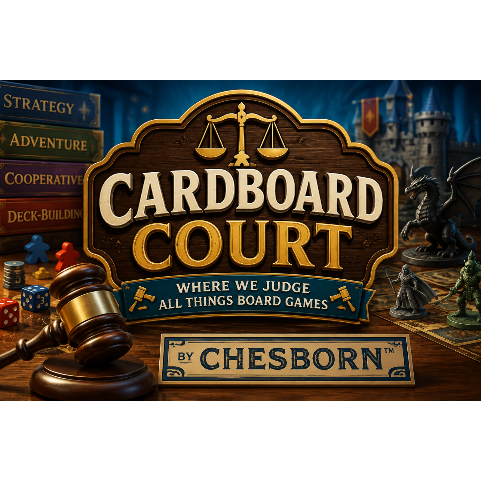 The Cardboard Court podcast artwork