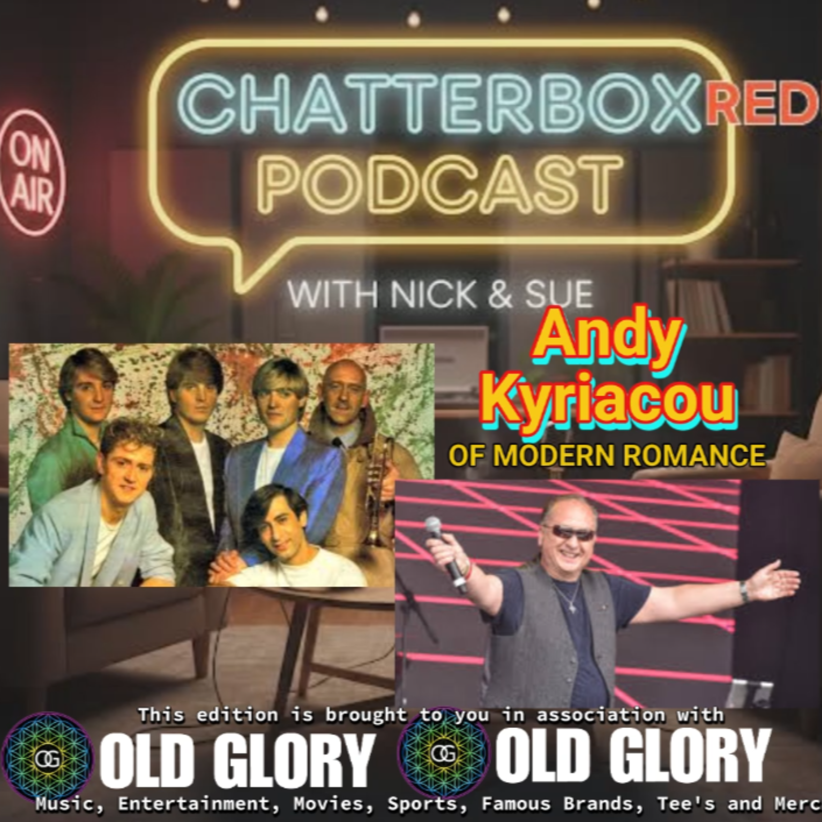 Andy Kyriacou of Modern Romance episode artwork