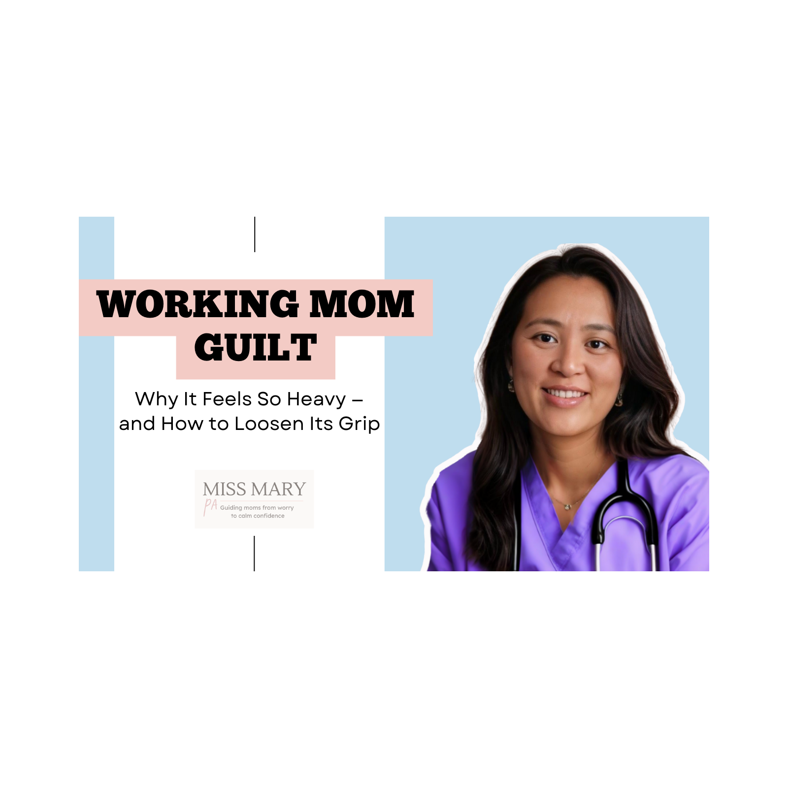 Working Mom Guilt: Why It Feels So Heavy — and How to Loosen Its Grip episode artwork