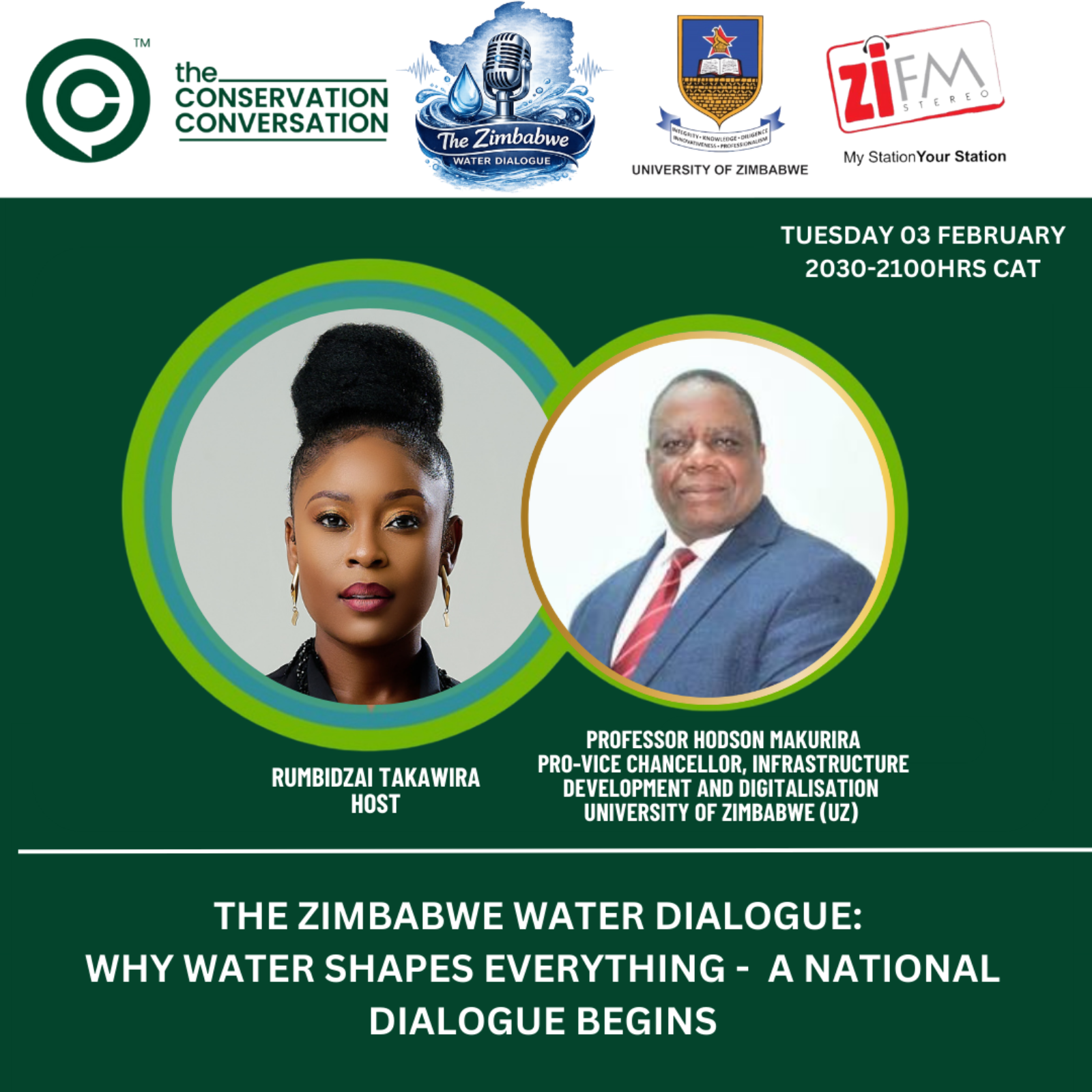 THE ZIMBABWE WATER DIALOGUE: WHY WATER SHAPES EVERYTHING - A NATIONAL DIALOGUE BEGINS episode artwork