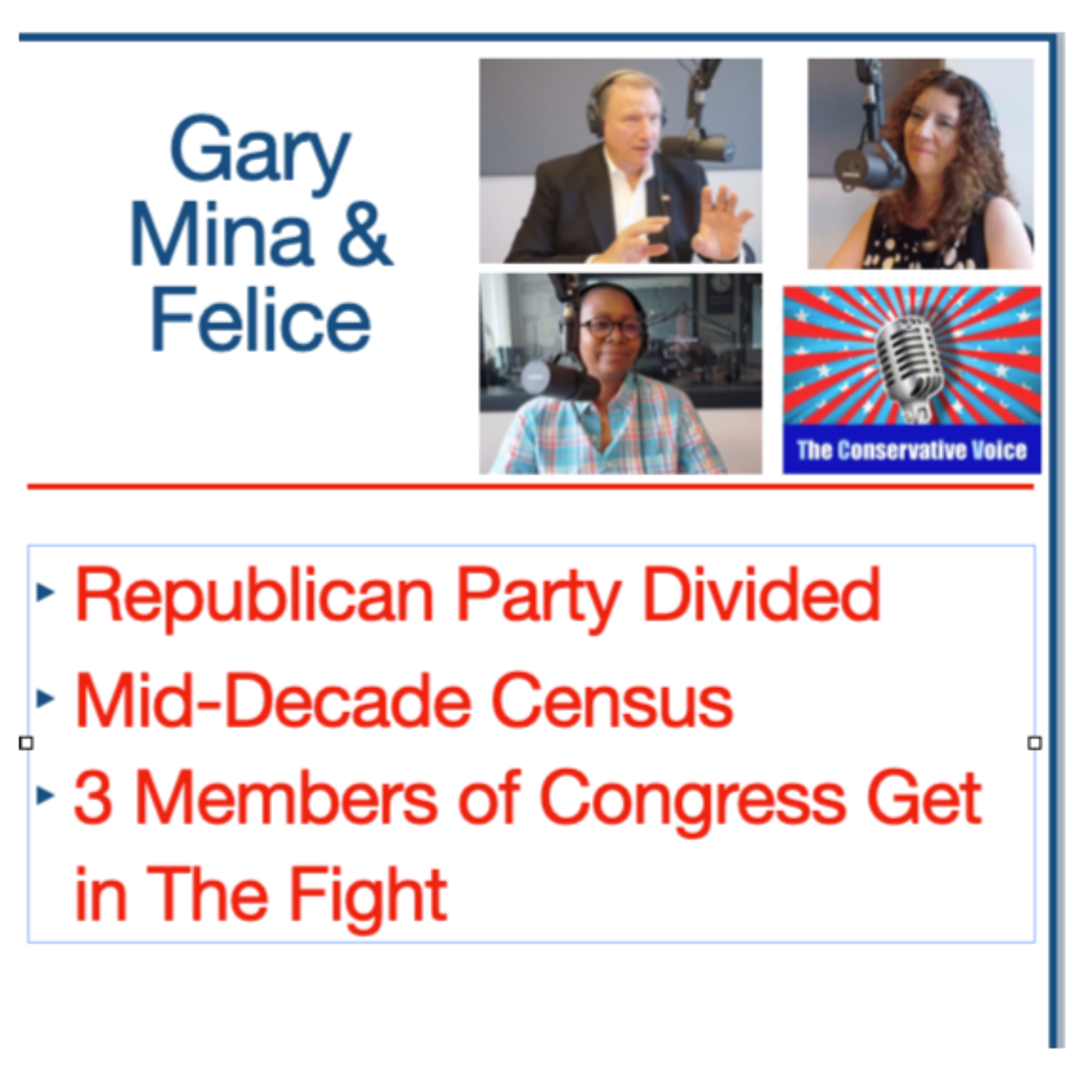 Republican Party Divided & MId-Decade Census, SEPTA Needs Cash?