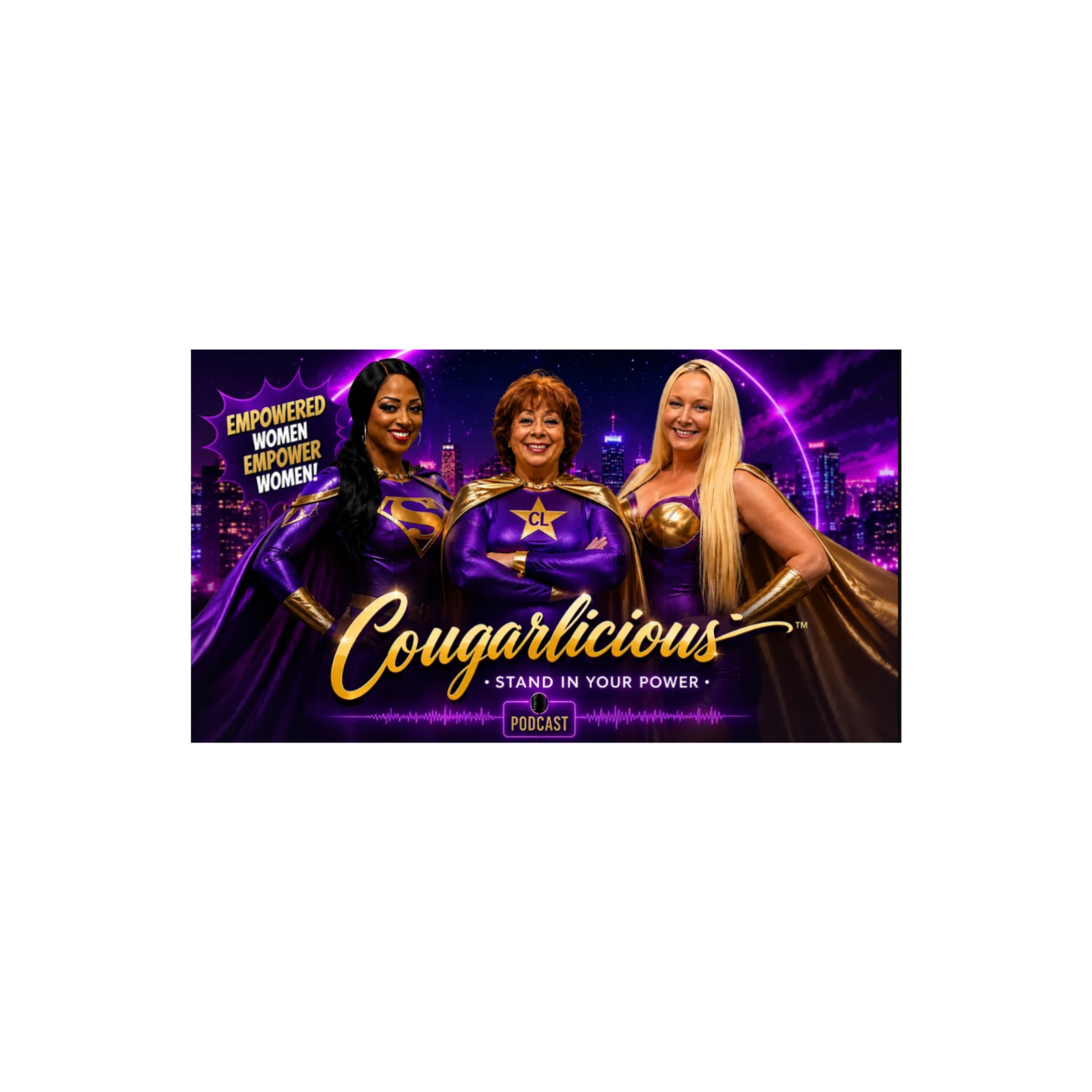 It's the SUPER POWER COUGAR SHOW! With  "The Famous Mommy" and Jacnique Nina! episode artwork