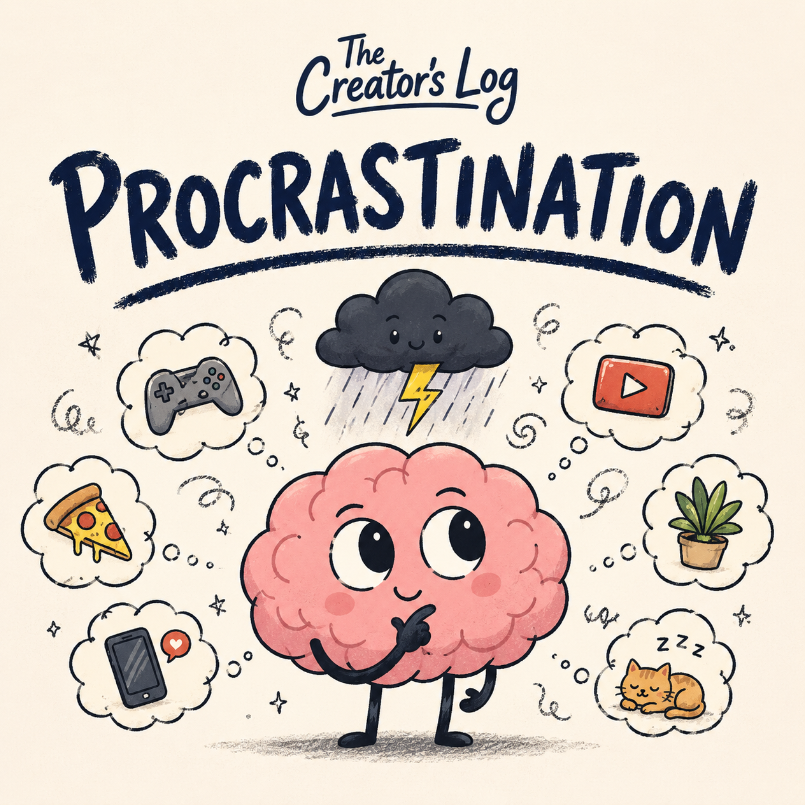 Procrastination, Fear & Starting Before You Feel Ready | The Creator’s Log Podcast episode artwork