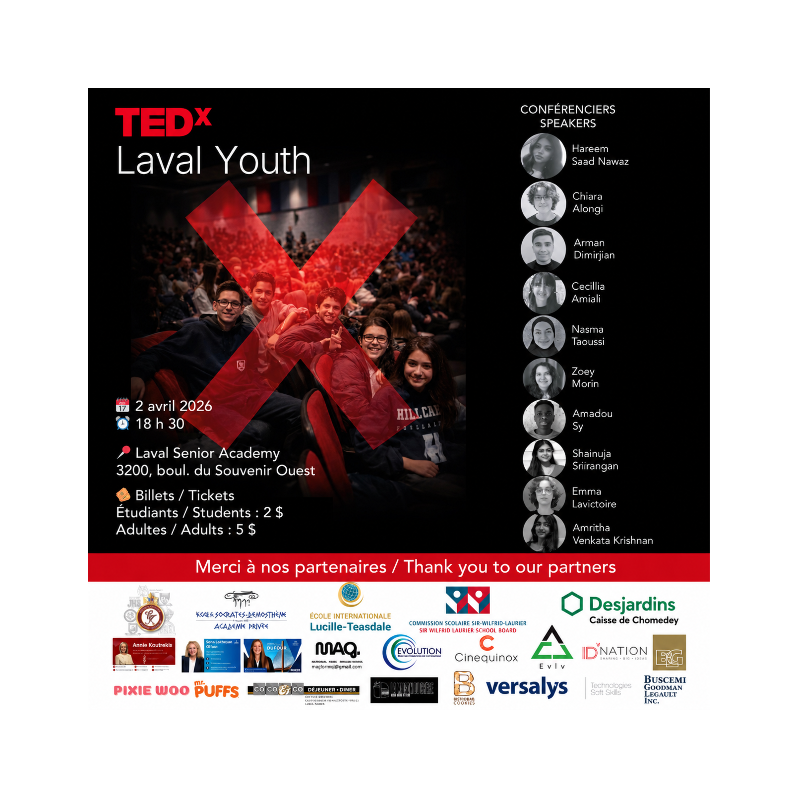 TEDx Laval Youth 2026 : The Podcast episode artwork
