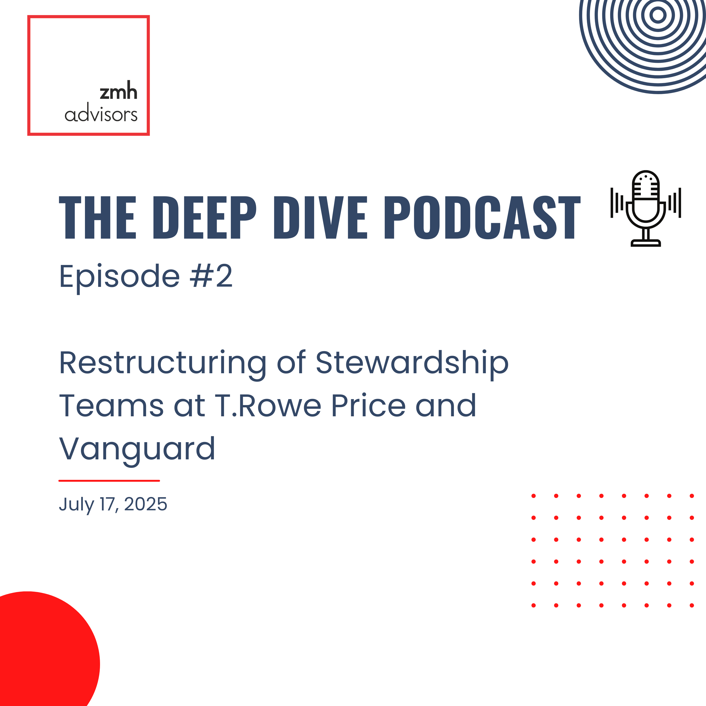 Reorganizing of Stewardship Teams at T. Rowe Price and Vanguard - July 17, 2025 episode artwork