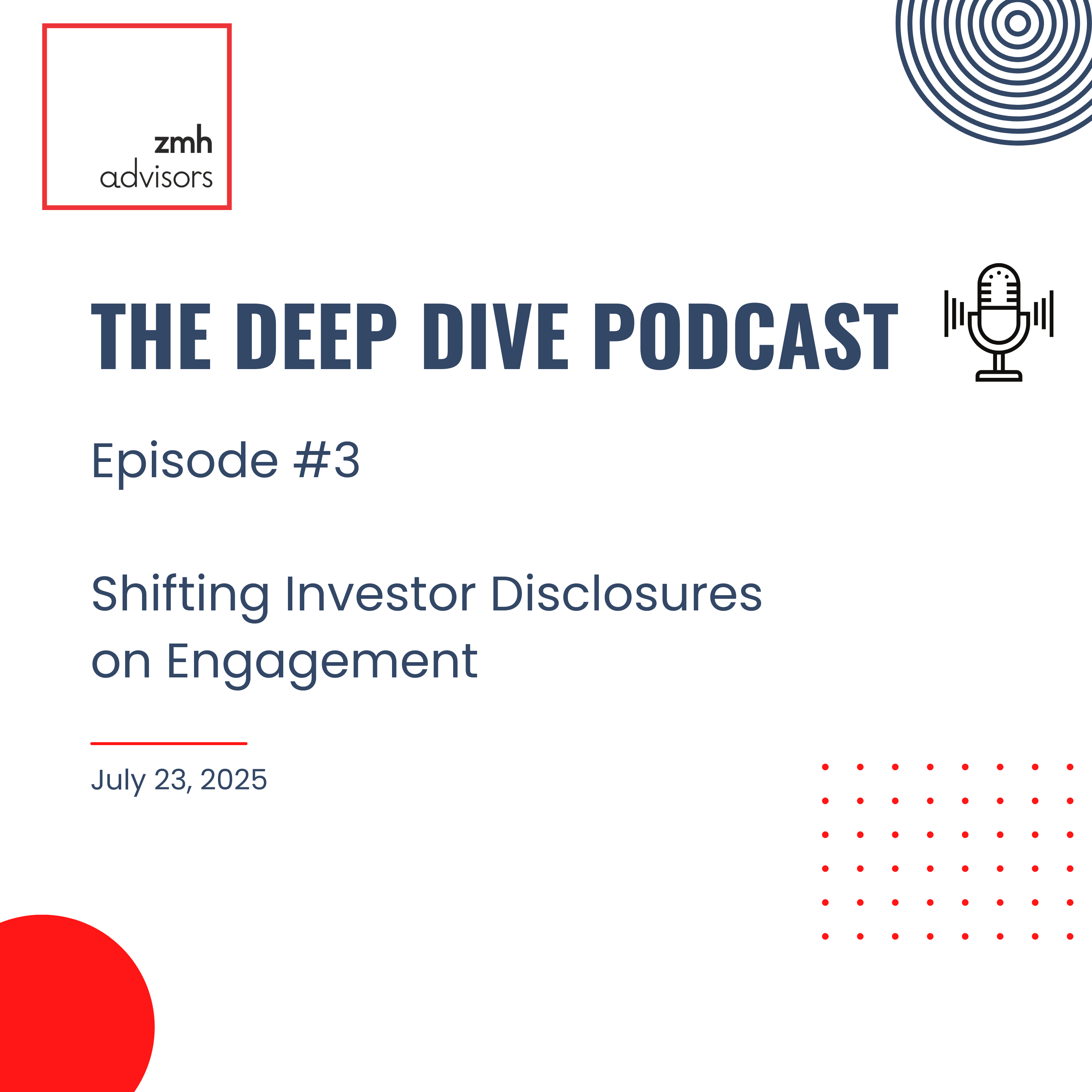 Shifting Investor Disclosures on Engagement - July 23, 2025 episode artwork