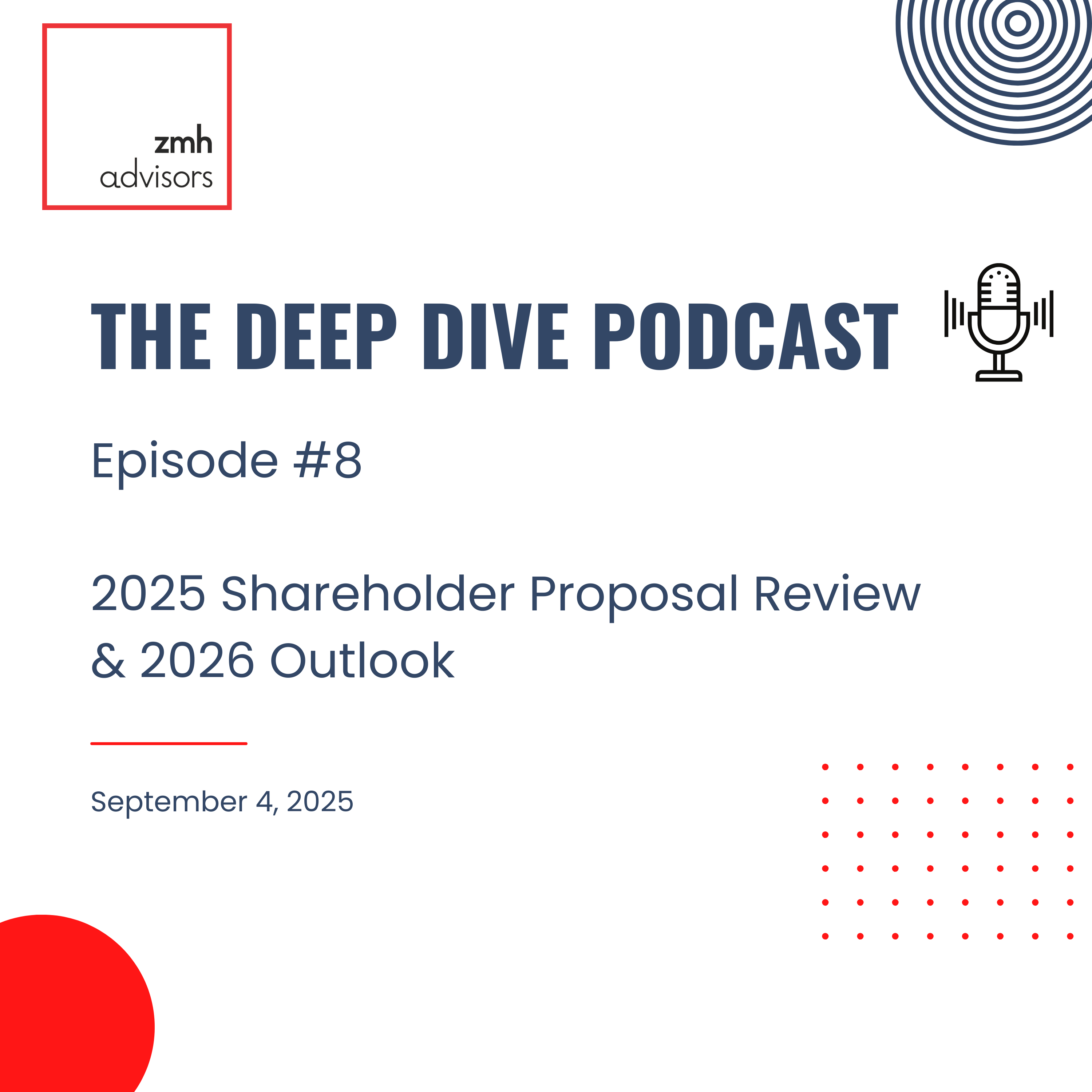 2025 Shareholder Proposal Review & 2026 Outlook - September 4, 2025 episode artwork