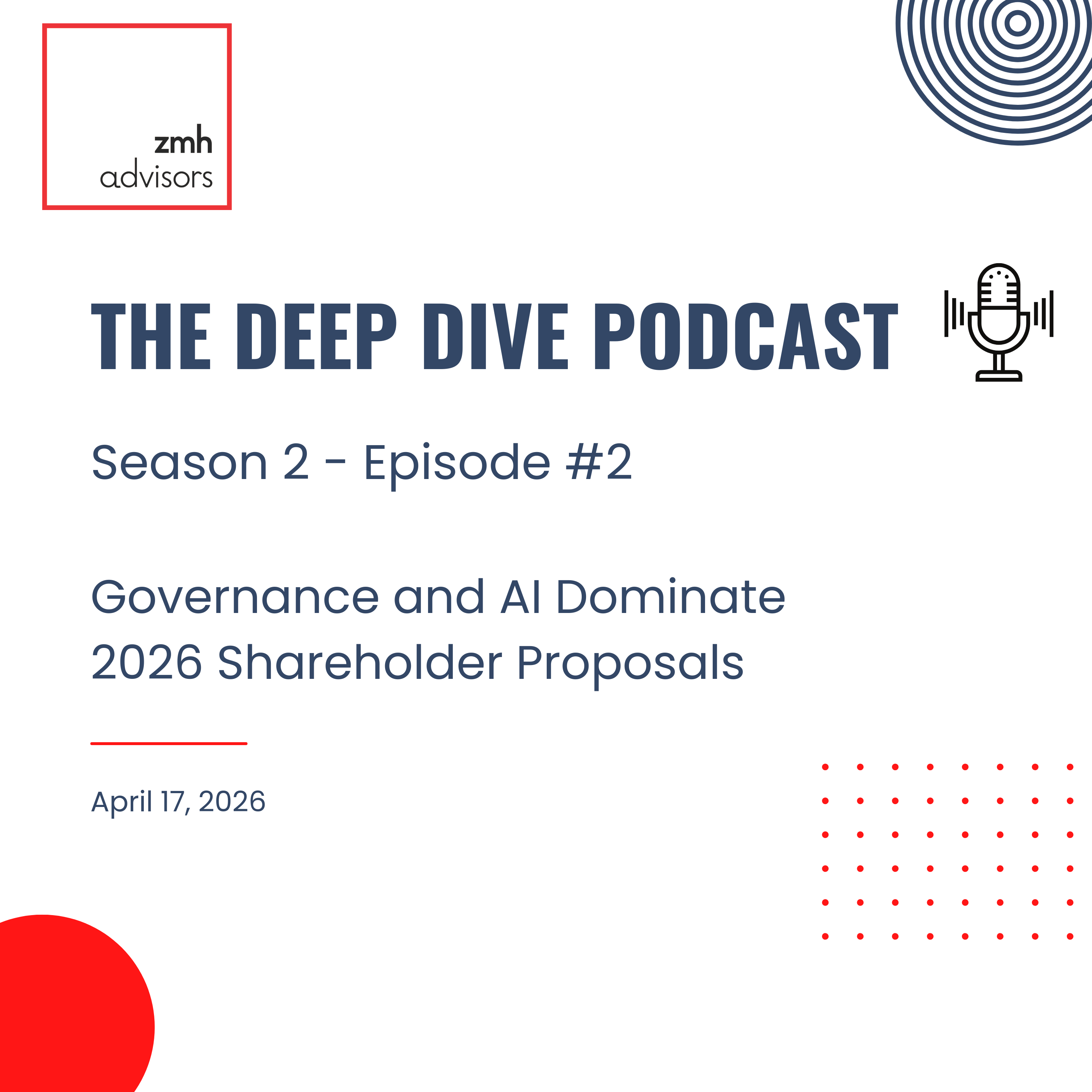 Governance and AI Dominate 2026 Shareholder Proposals episode artwork