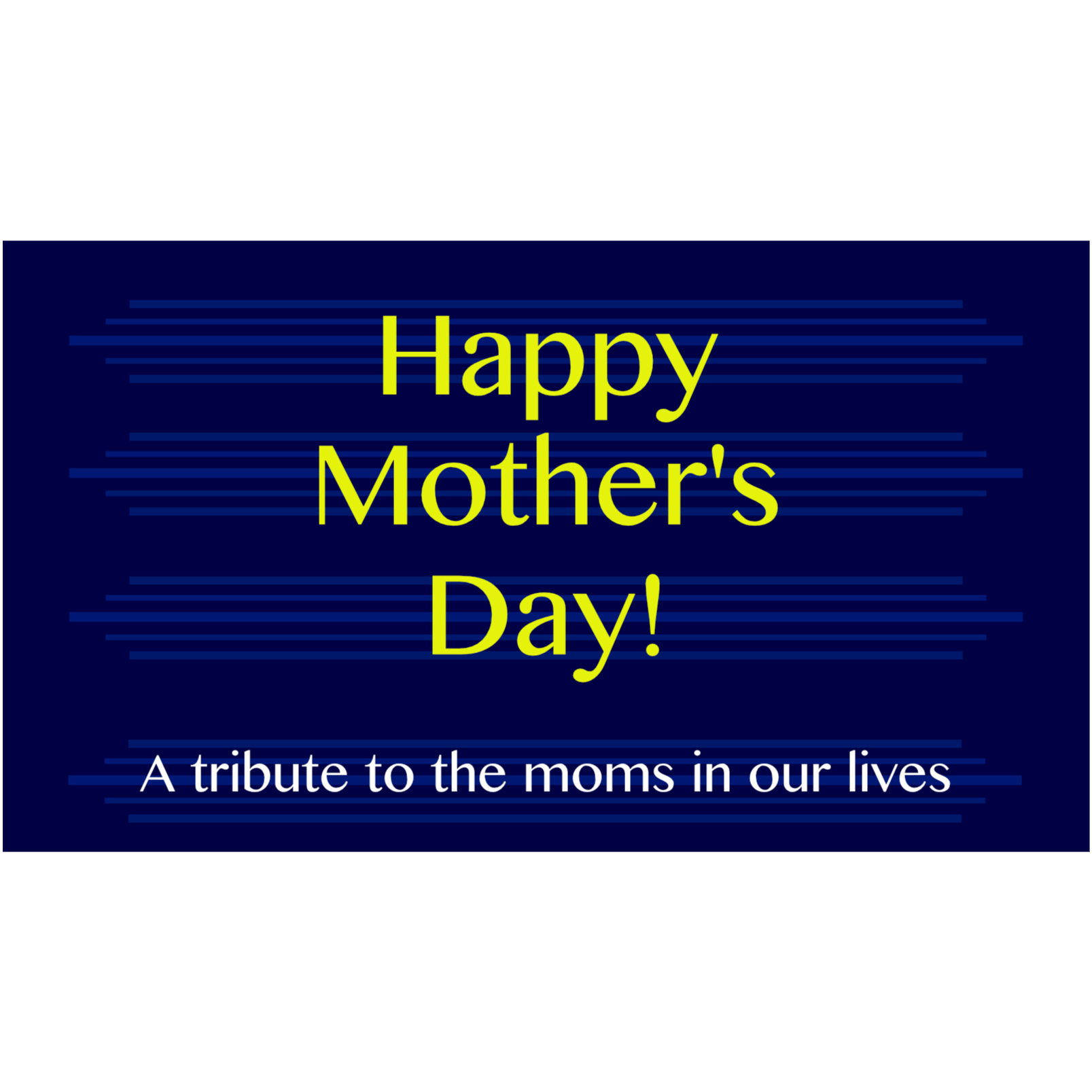 Happy Mother's Day! - A tribute to the moms in our lives episode artwork