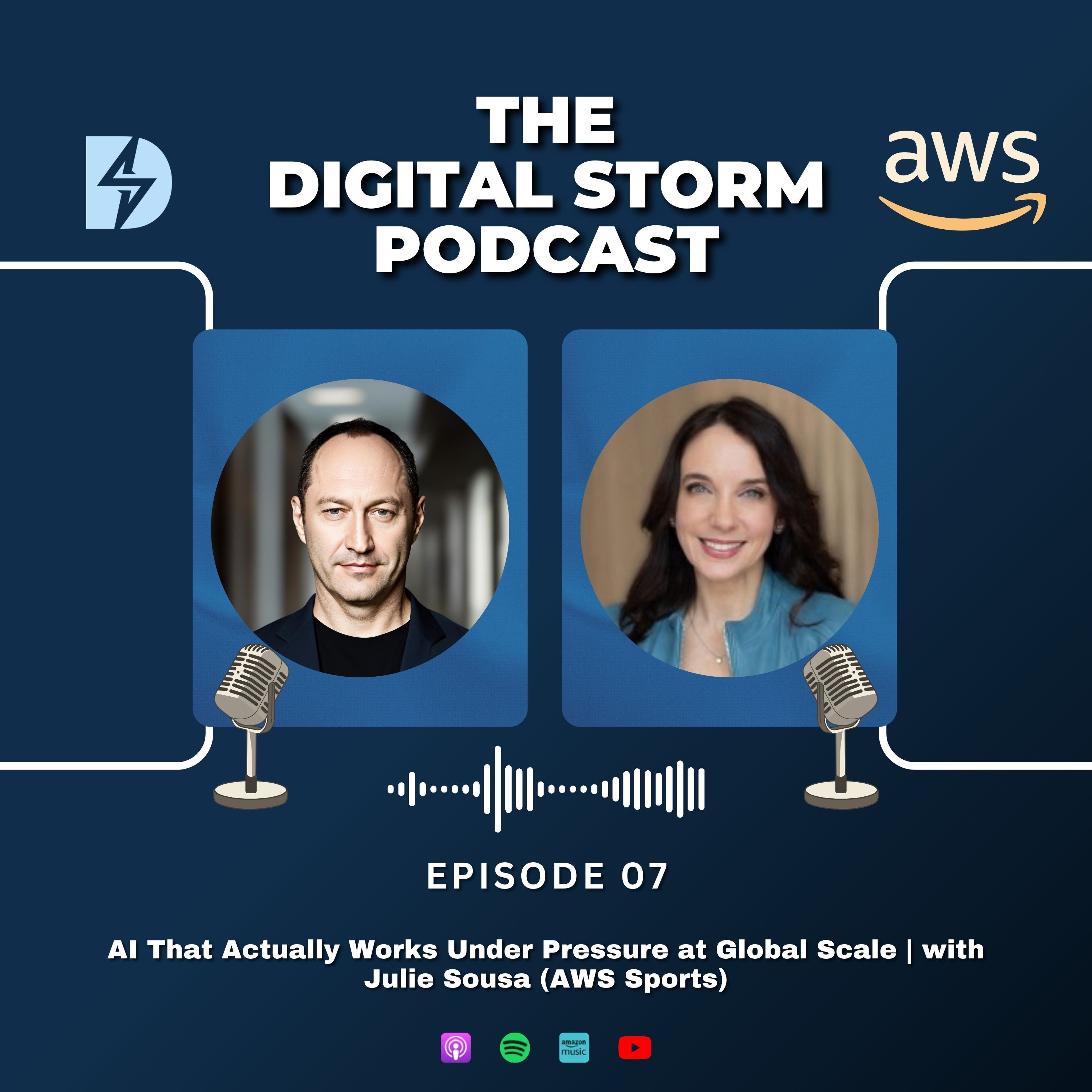 AI That Actually Works Under Pressure at Global Scale | with Julie Sousa (AWS Sports) episode artwork