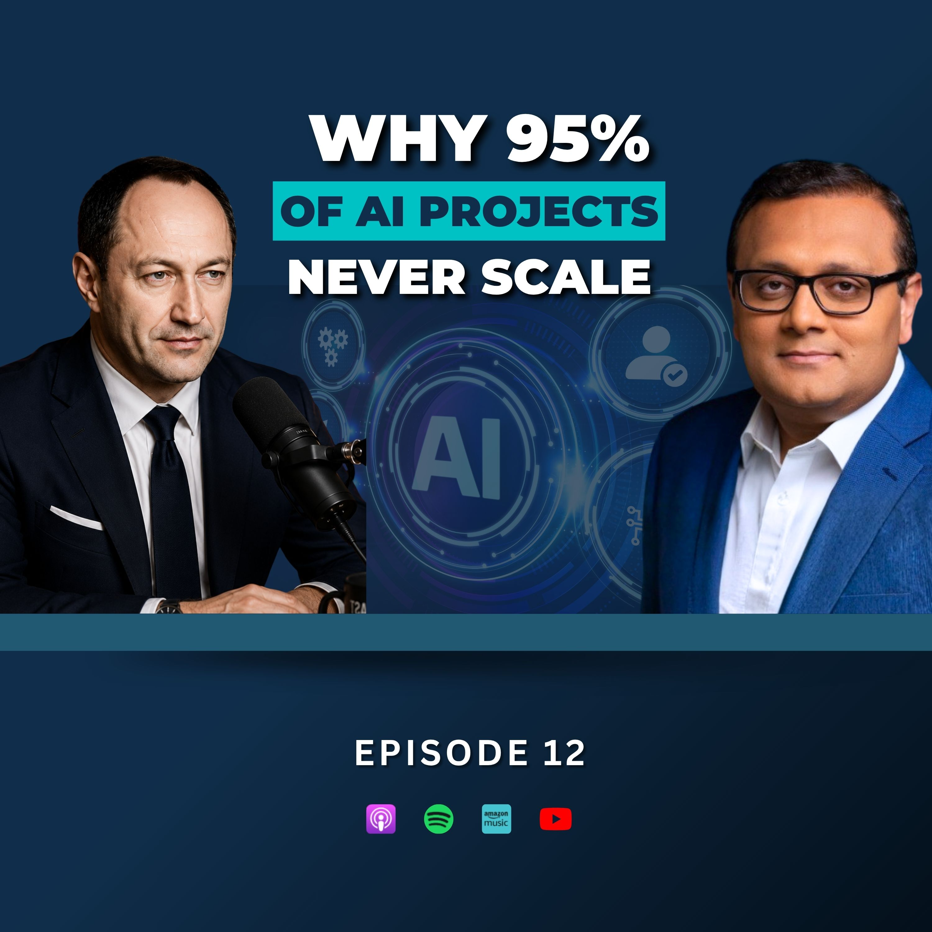 Ep 14: Why 95% of AI Projects Never Scale |  Ishit Vachhrajani | AWS episode artwork