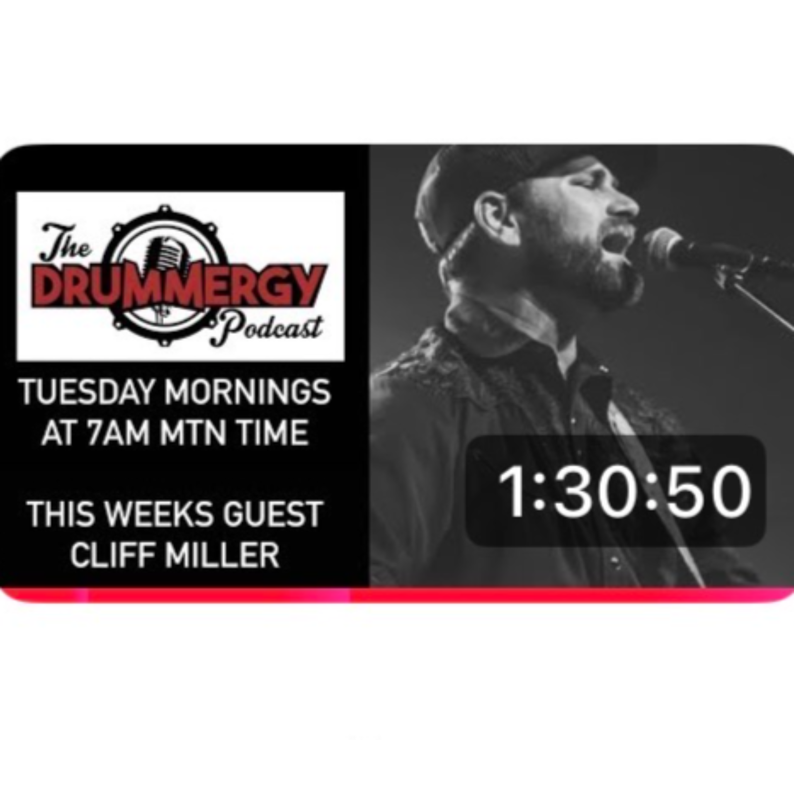 Country/Americana Artist, Cliff Miller! The Drummergy Podcast episode artwork
