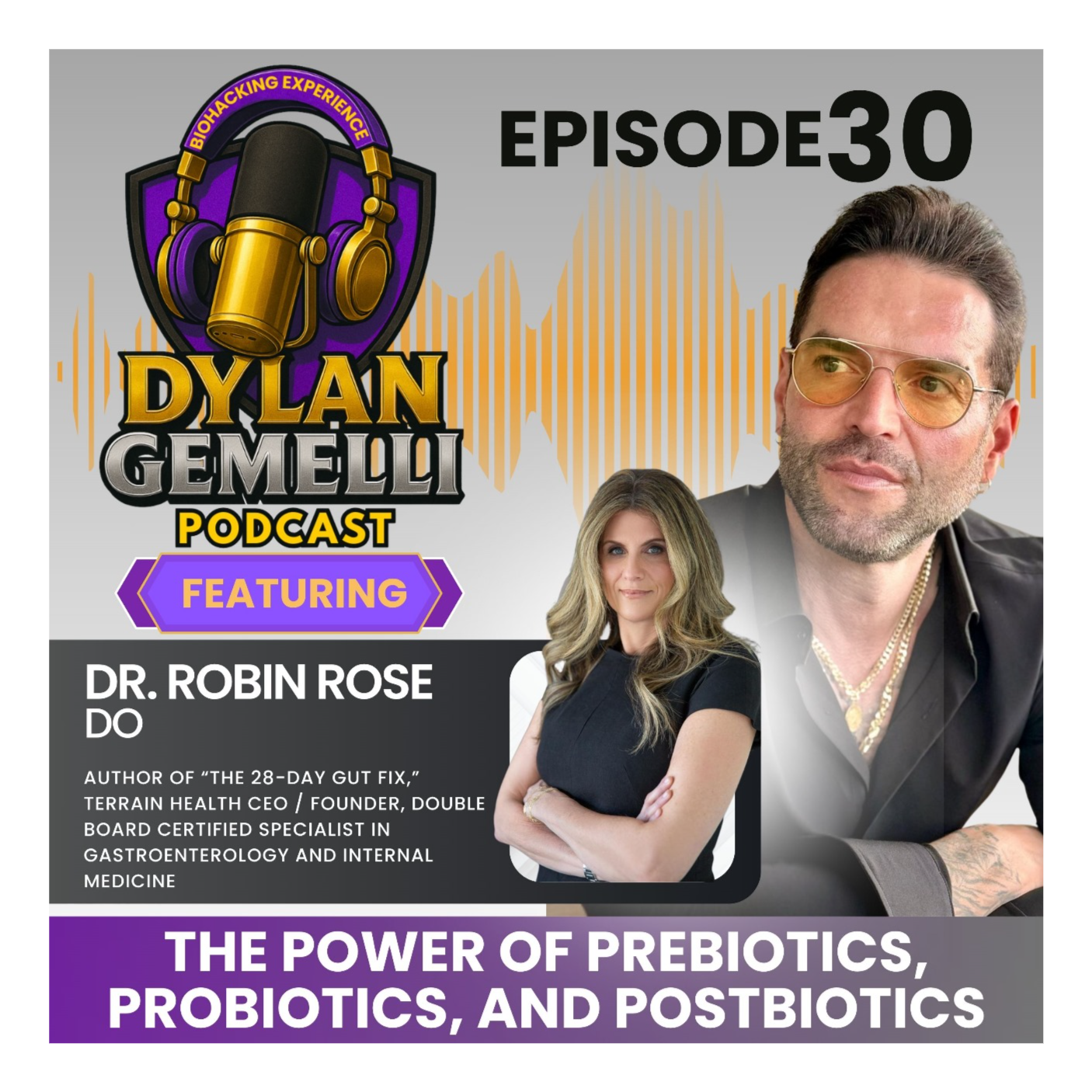 Episode #30 Featuring Dr. Robin Rose!  The Gut Microbiome and Covid Expert!!  Insight on how the covid virus works, the dangers of spike proteins, long covid concerns, a FULL breakdown of leaky gut, how to treat it, SPORE probiotics and MORE!!