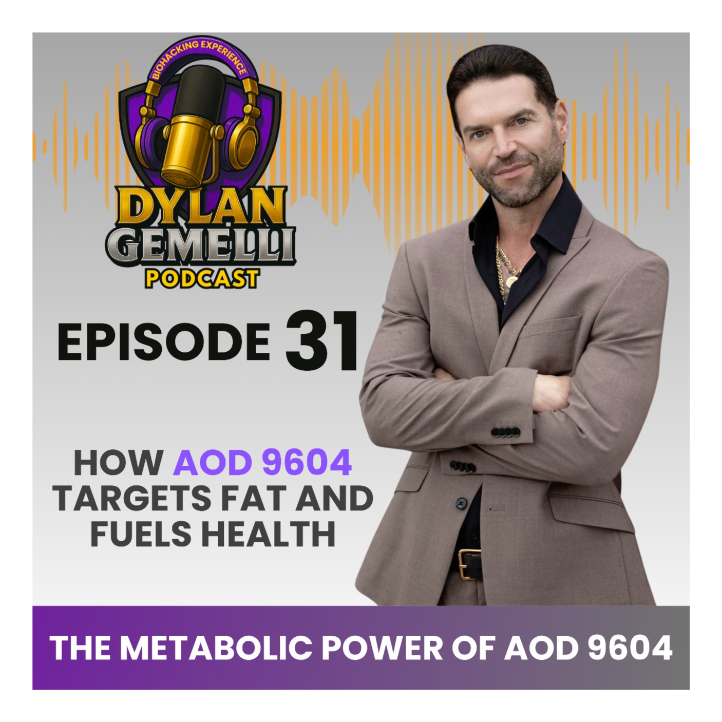 Episode #31 The Metabolic Power of the Peptide AOD 9604! Is AOD 9604 the future of metabolic enhancement? Is it a possible alternative to GLP-1’s? The science behind AOD 9604 and weight loss, mechanisms of action, breakdown of benefits and more!!