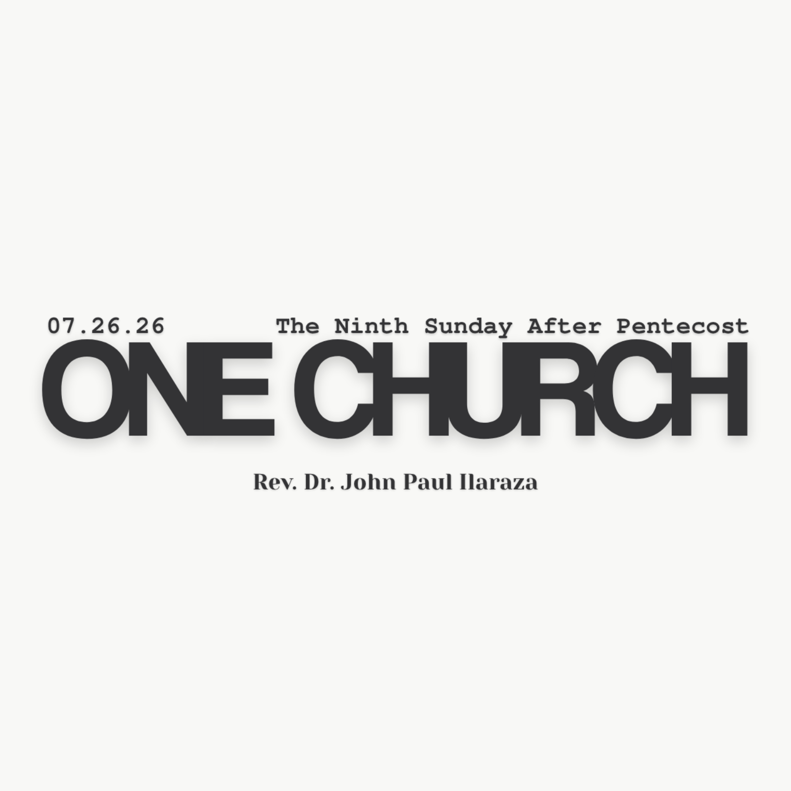The Ninth Sunday After Pentecost episode artwork