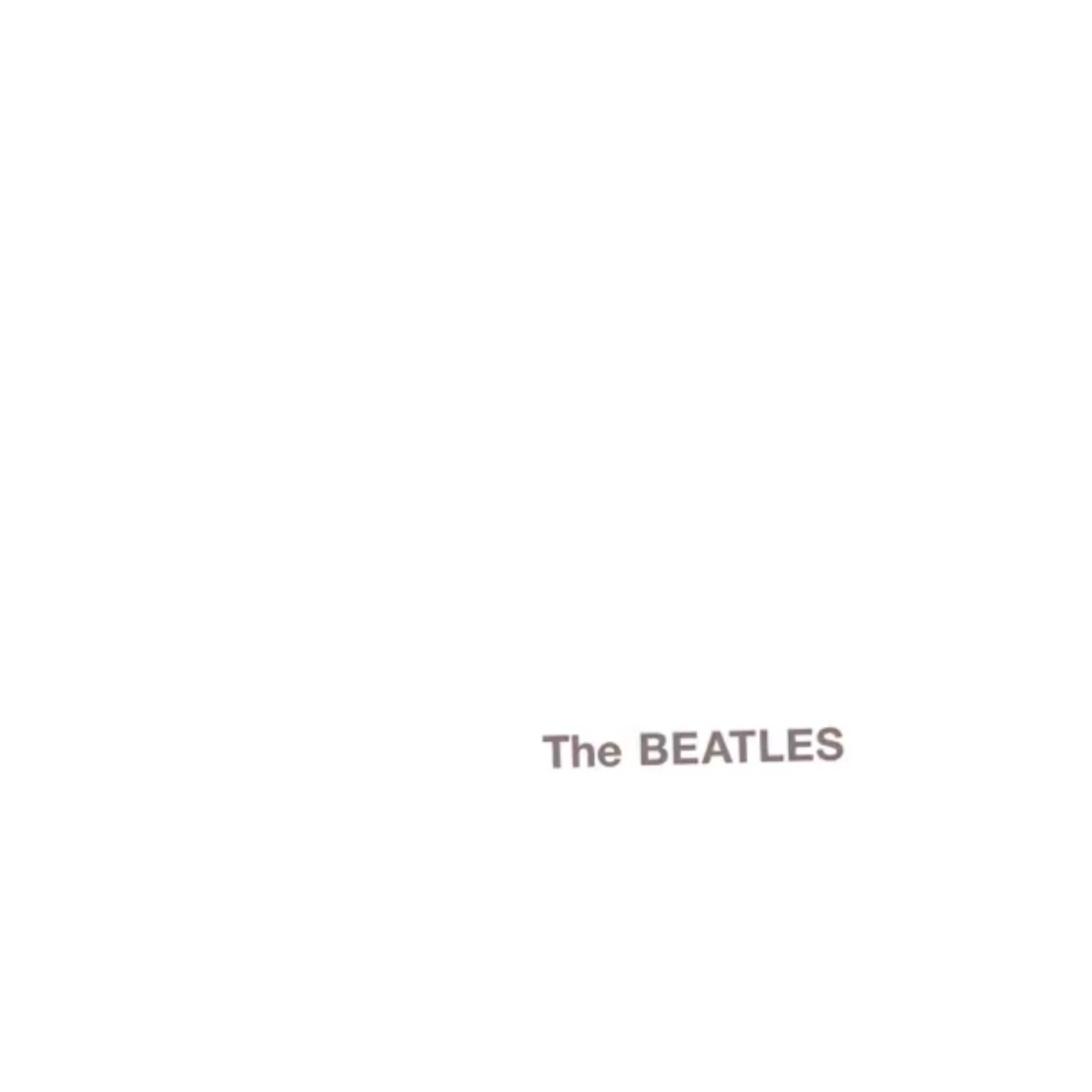 12A. The Beatles- The Beatles (The White Album) (1968)
