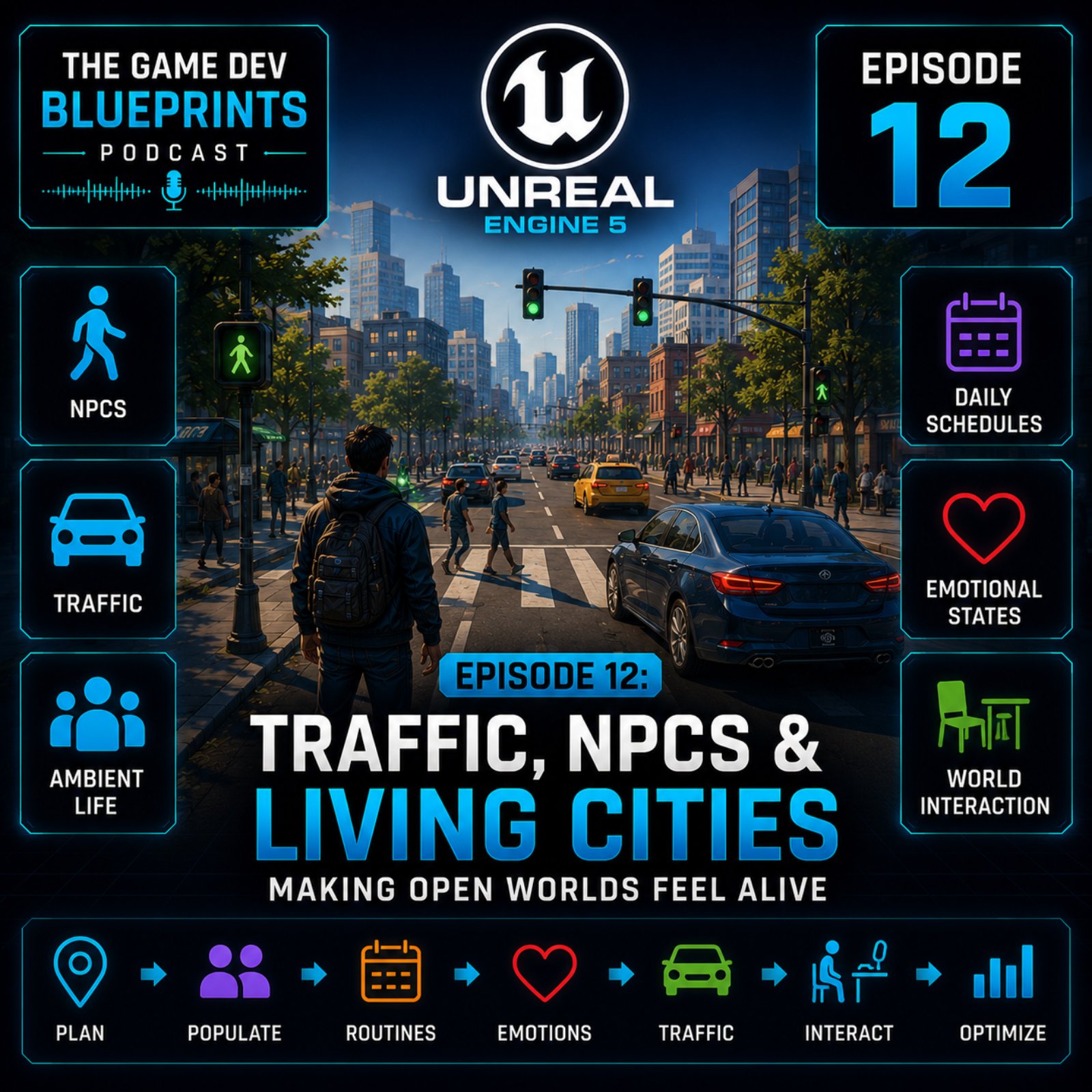 How to Make Open Worlds Feel Alive in Unreal Engine 5 episode artwork