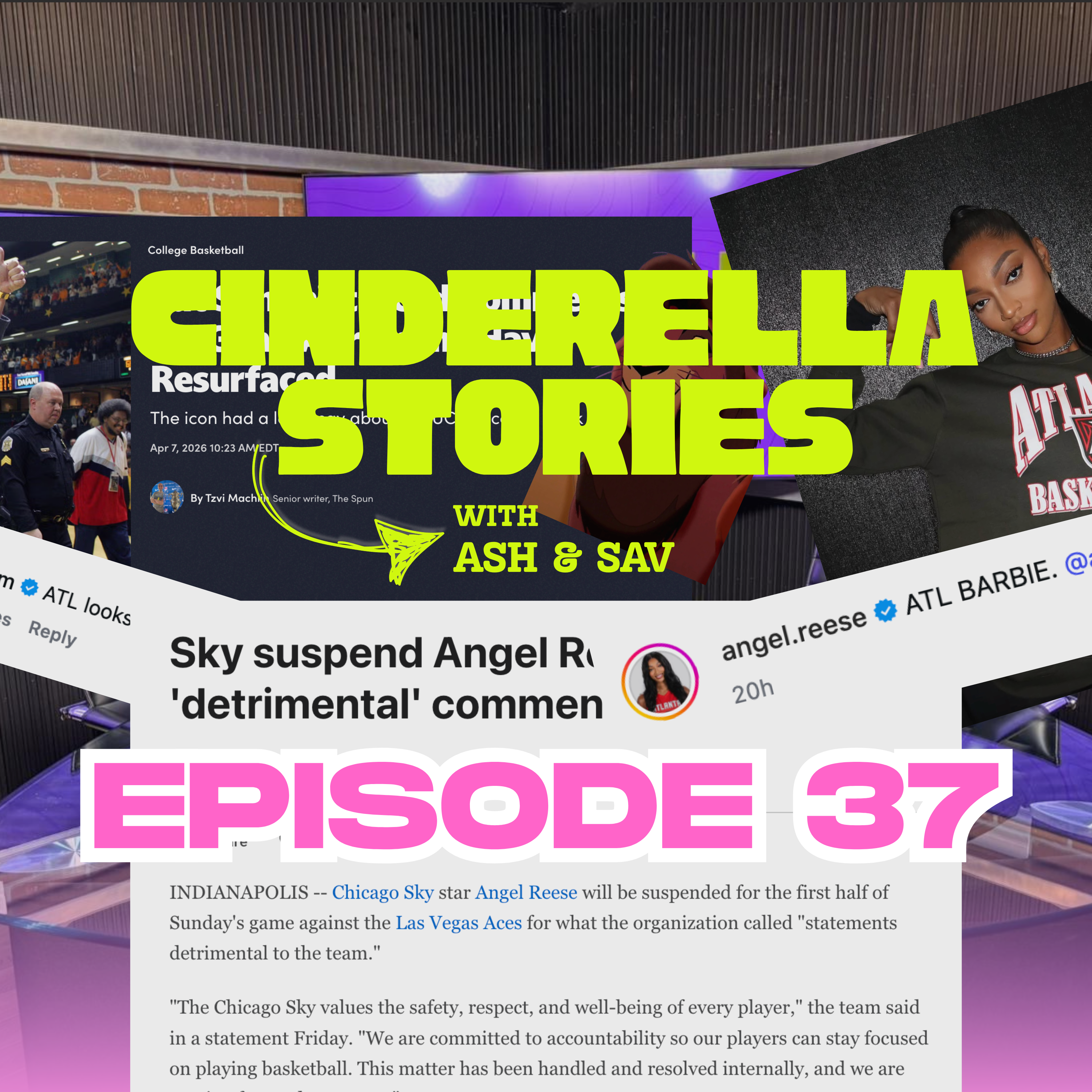 Cinderella Stories with Ash & Sav: The Tempo's Draft Splash & Geno's Sideline Crashout  episode artwork