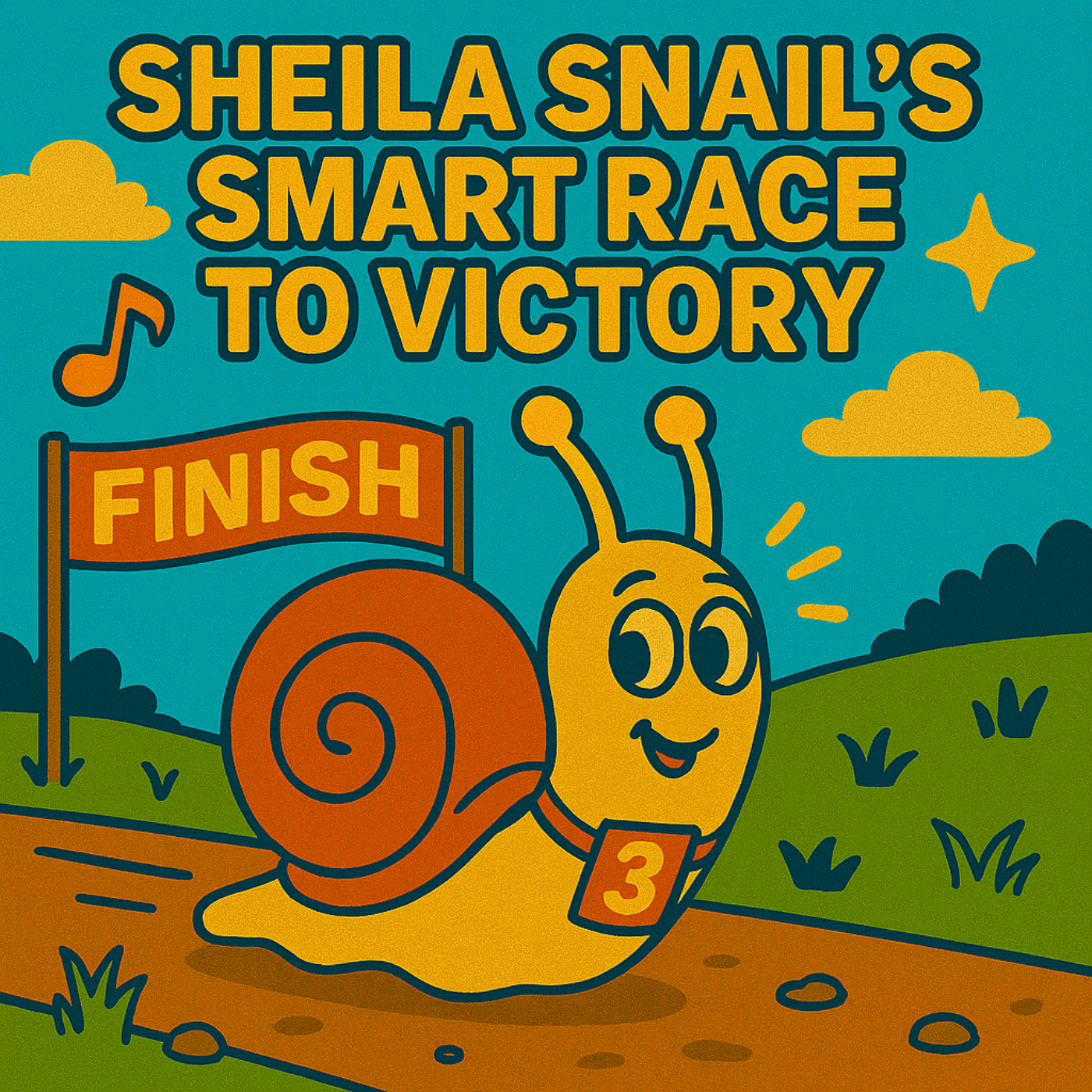 Shelia Snail's Smart Race to Victory