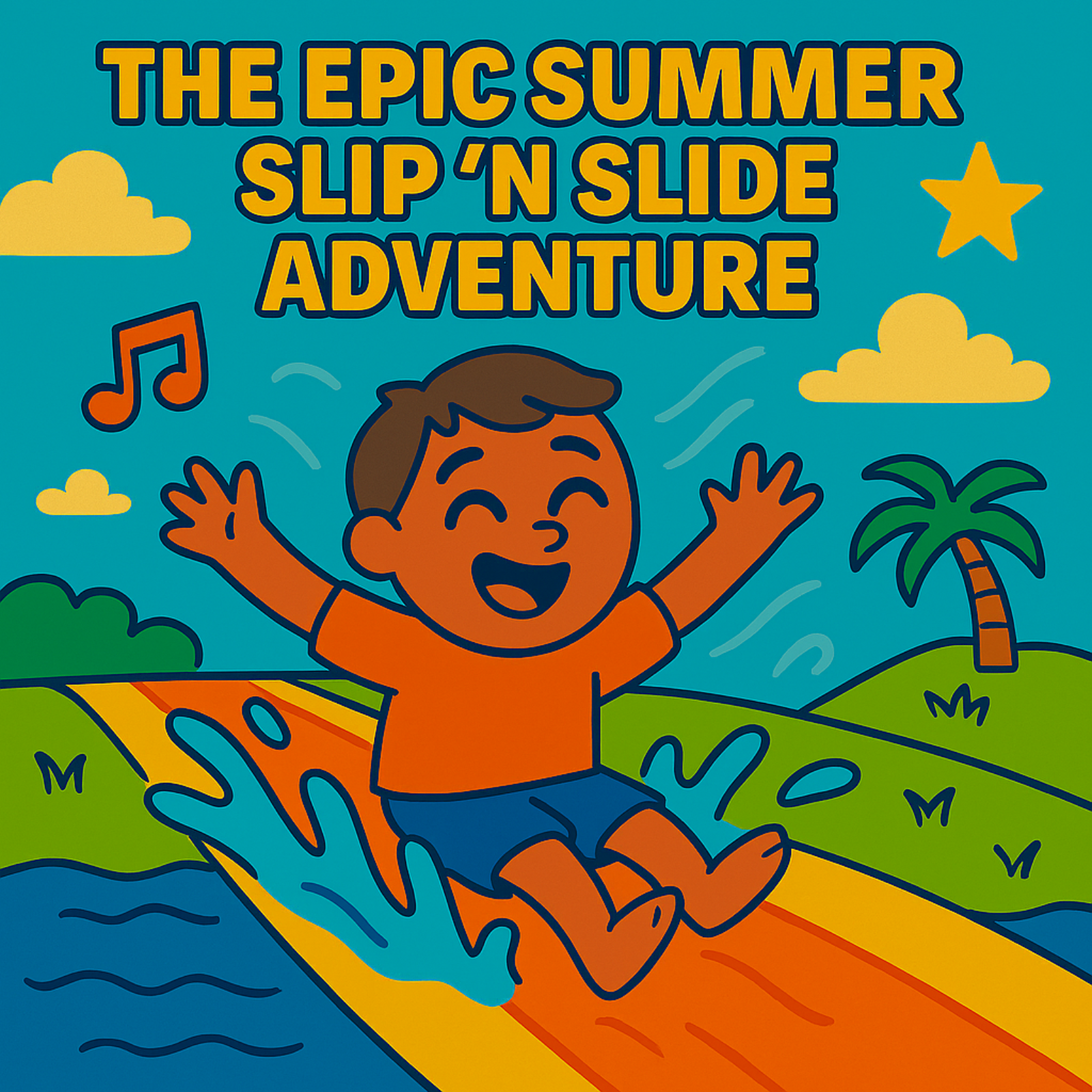 The Epic Summer Slip 'n Slide Adventure