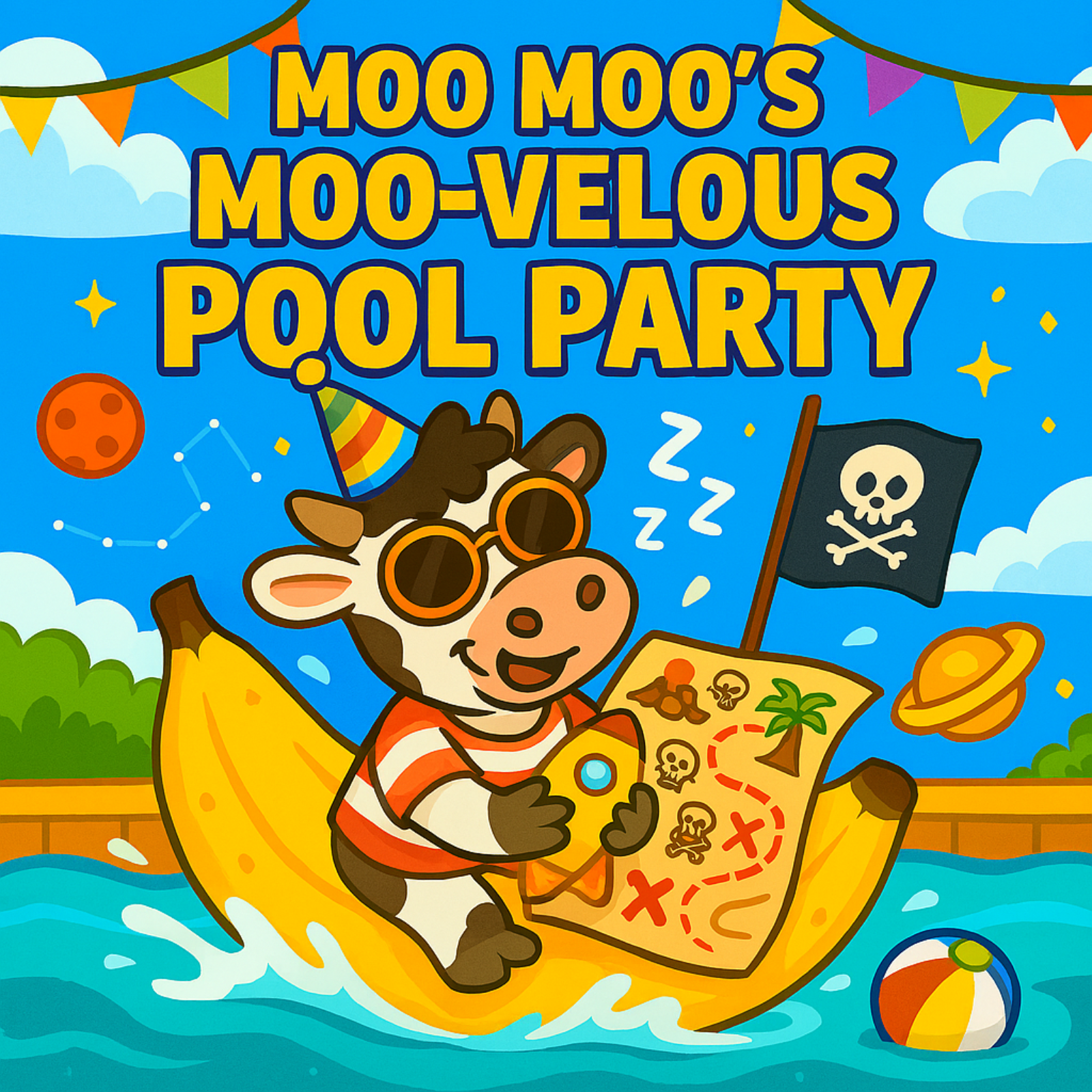Moo Moo's Moo-velous Pool Party
