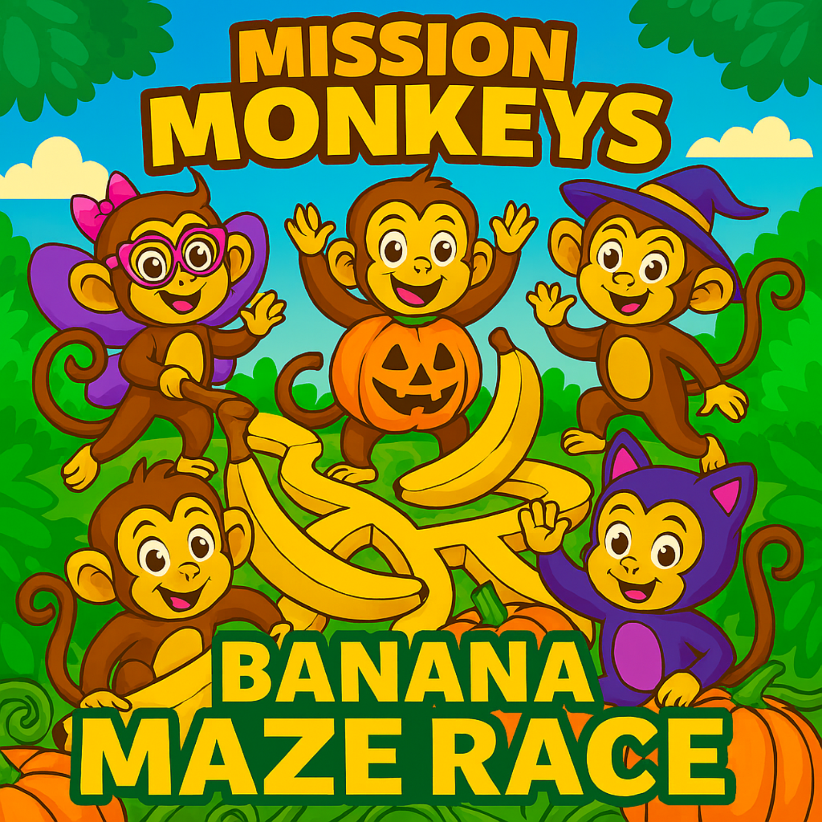 Mission Monkeys: The Great Banana Maze Race