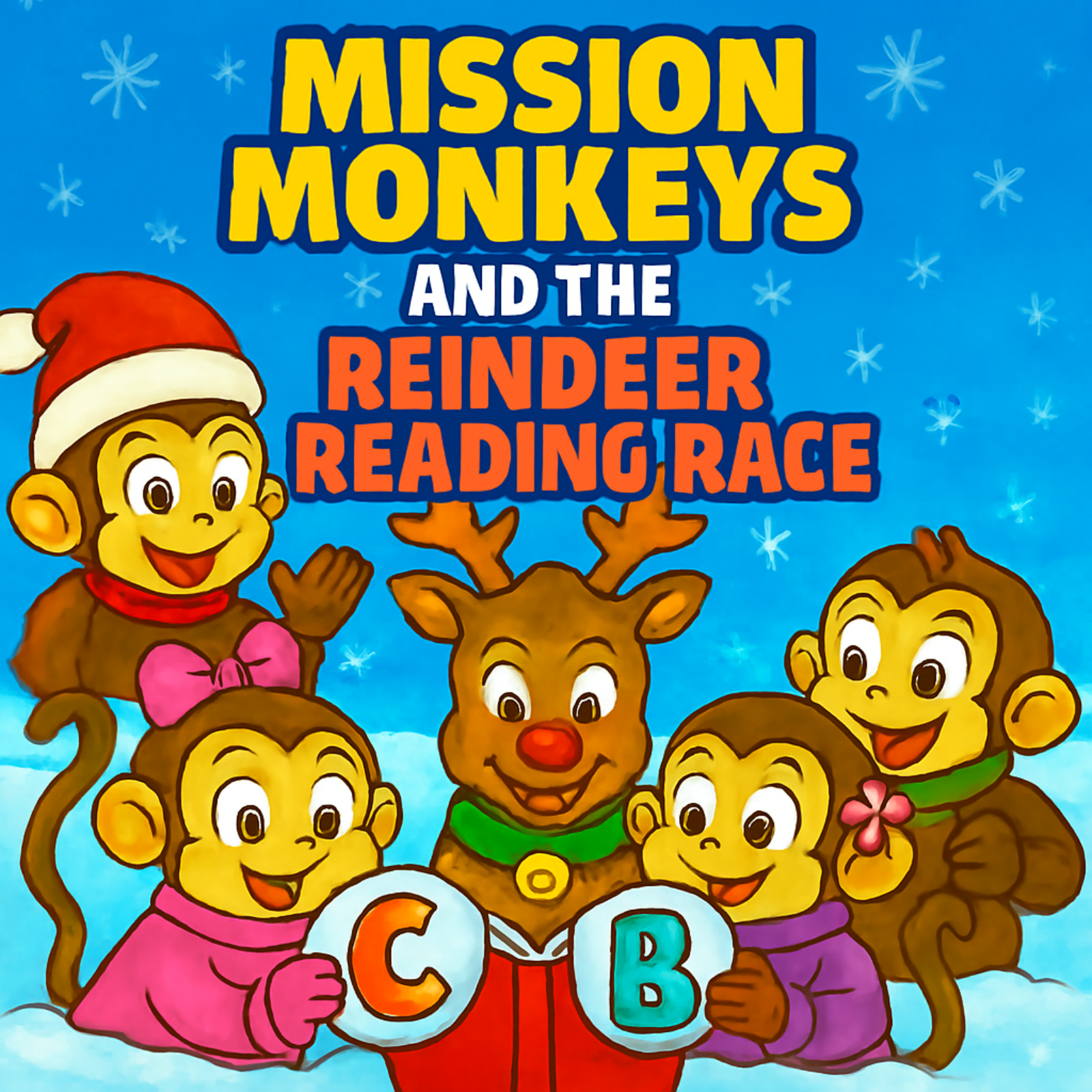 🦌 Mission Monkeys and the Reindeer Reading Race