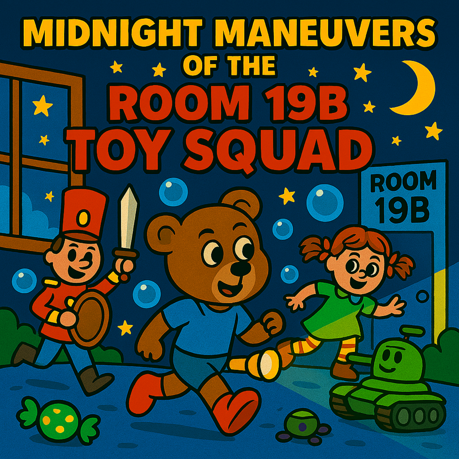🧸Midnight Maneuvers of the Room 19B Toy Squad