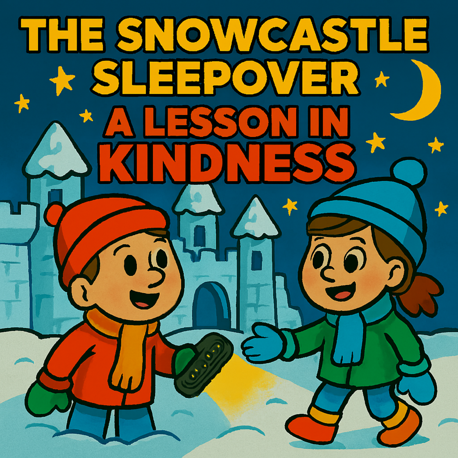 🏰The Snowcastle Sleepover: A Lesson in Kindness