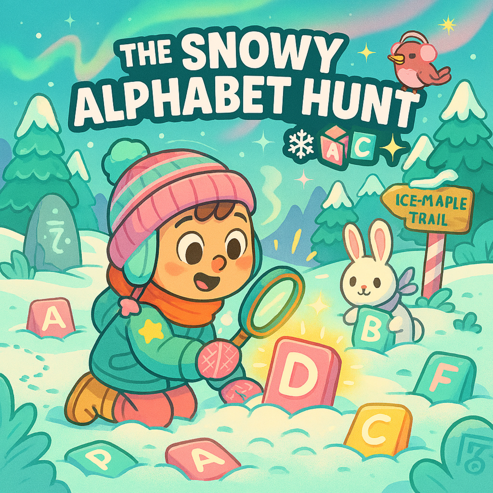 The Snowy Alphabet Hunt ❄️🔤✨