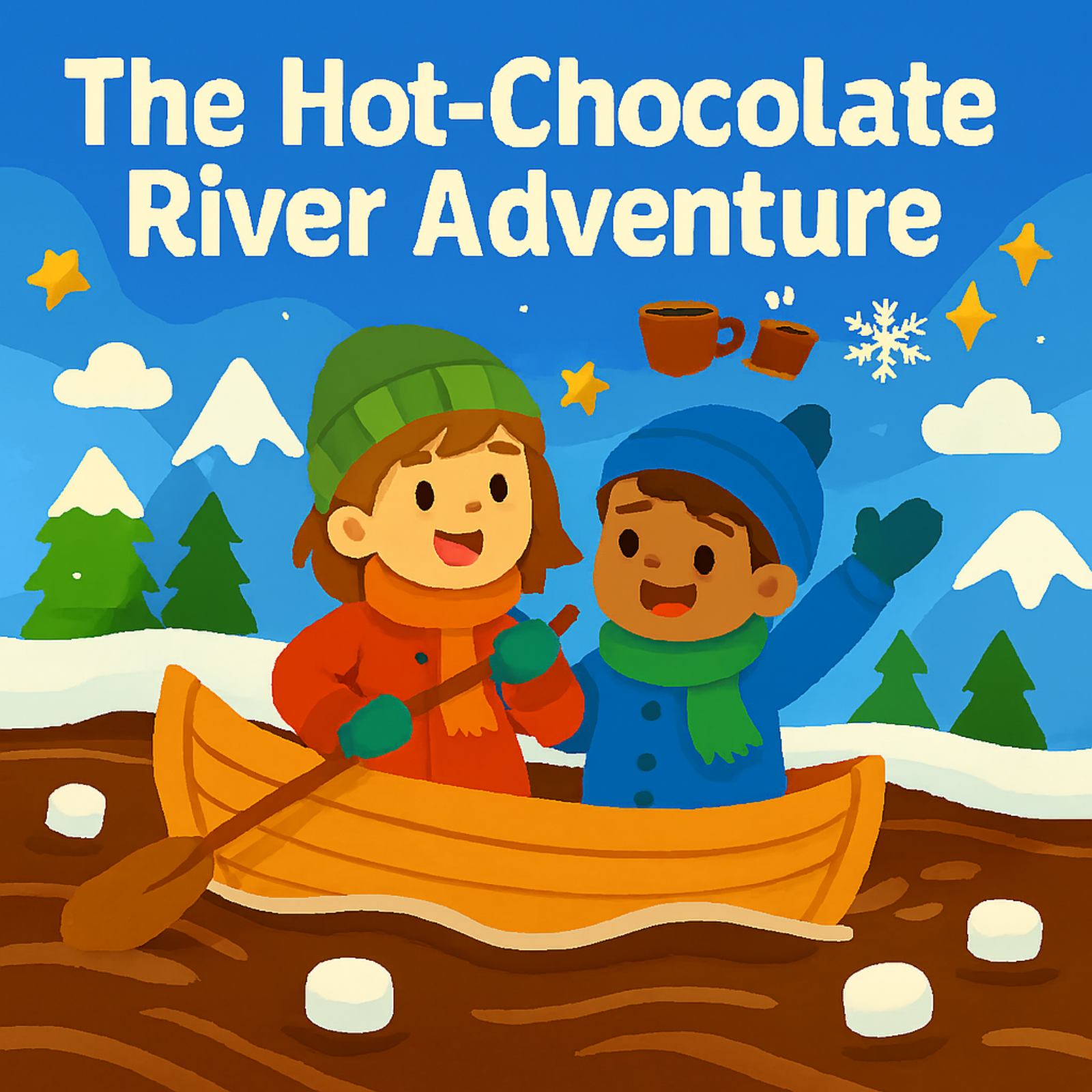 The Hot-Chocolate River Adventure ☕🍫❄️✨
