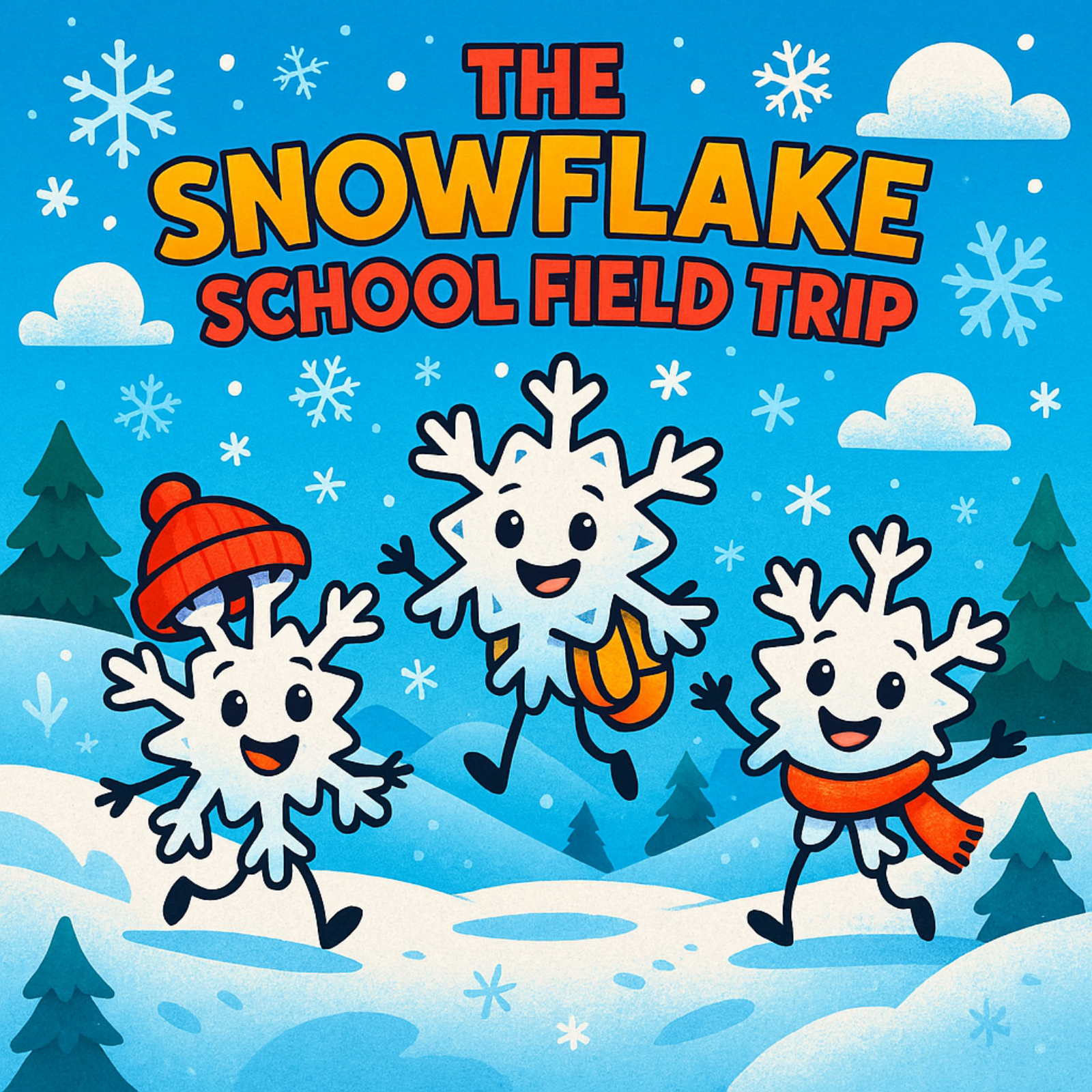 The Snowflake School Field Trip: Forest Treasure Sparkle ❄️🚌🌲✨