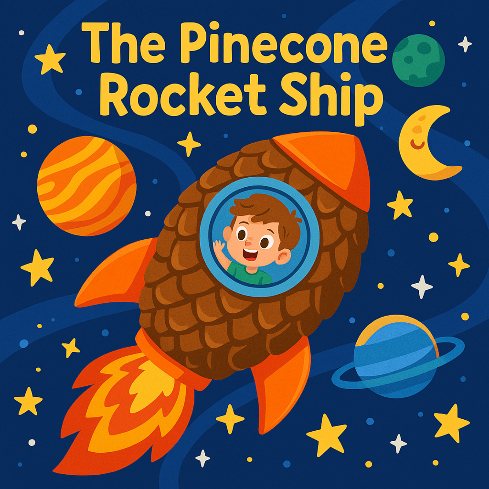 The Pinecone Rocket Ship 🌲🚀✨