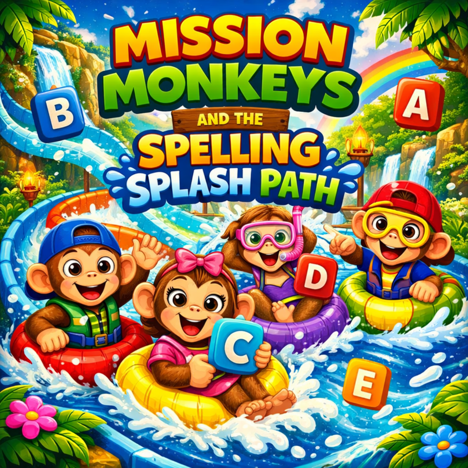 🐒Mission Monkeys and the Spelling Splash Path
