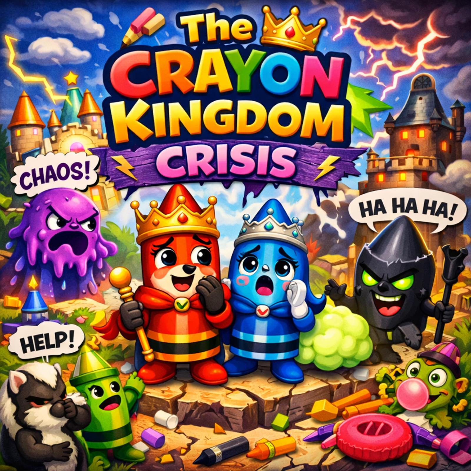 🖍️👑 The Crayon Kingdom Crisis 🖍️👑
