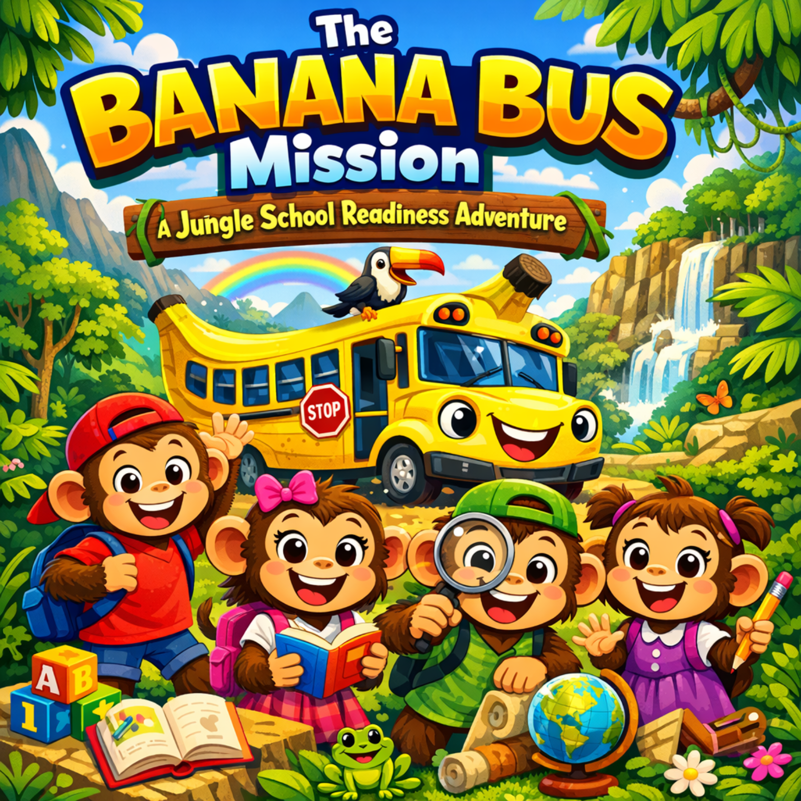 🚌Mission Monkeys: A Jungle School Readiness Adventure
