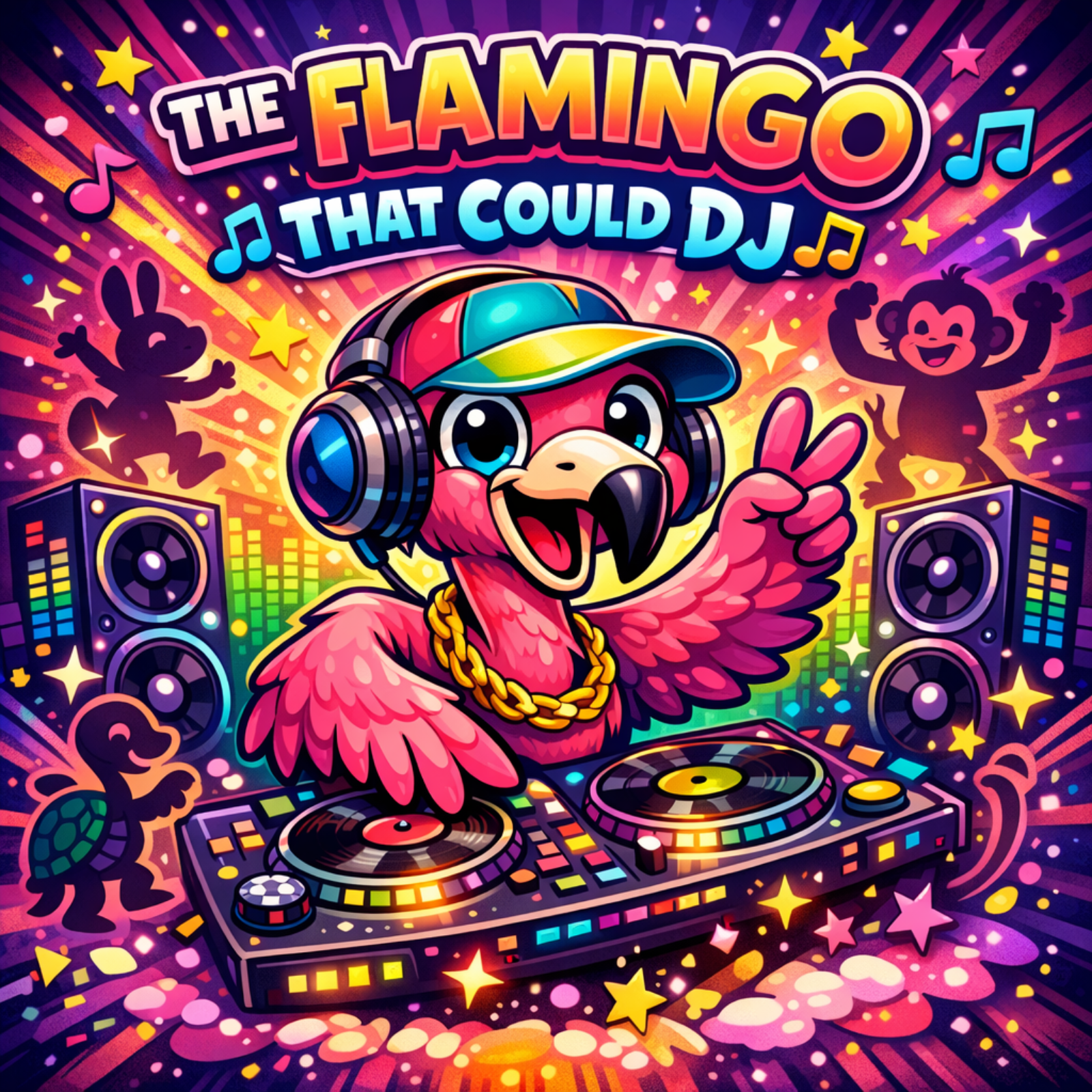 🦩🎧 The Flamingo That Could DJ 🦩🎧