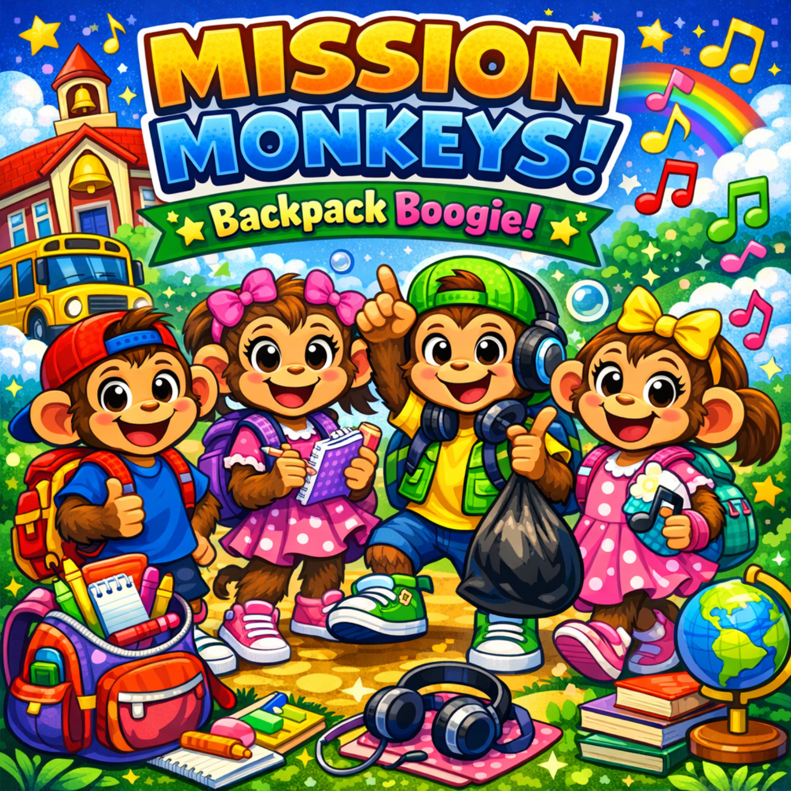 🐒🎒 Mission Monkeys: Backpack Boogie!