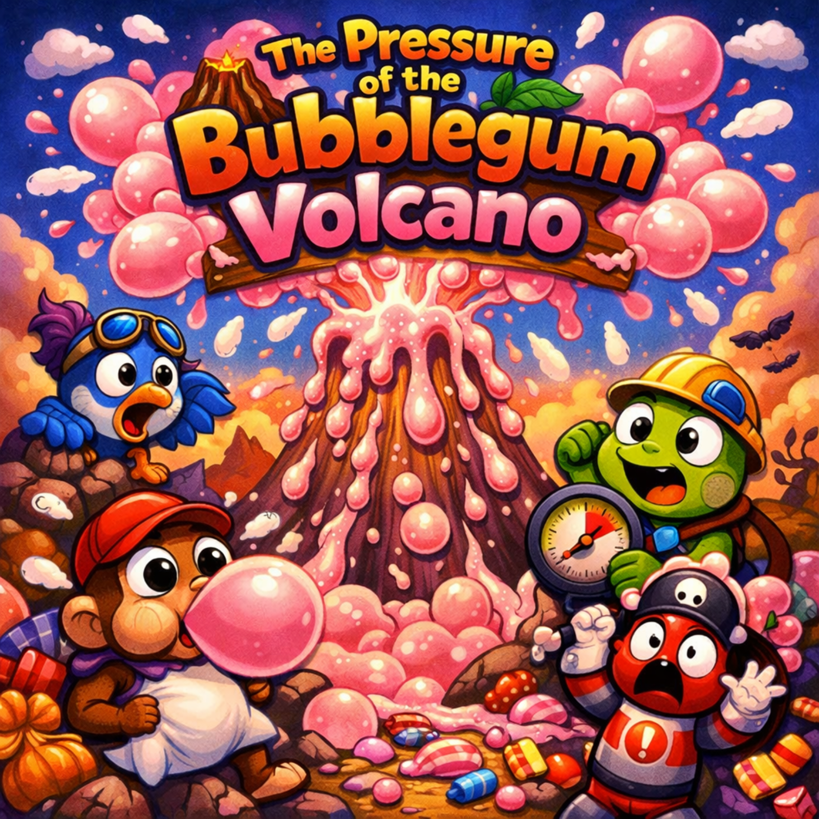 The Pressure of the Bubblegum Volcano 🌋