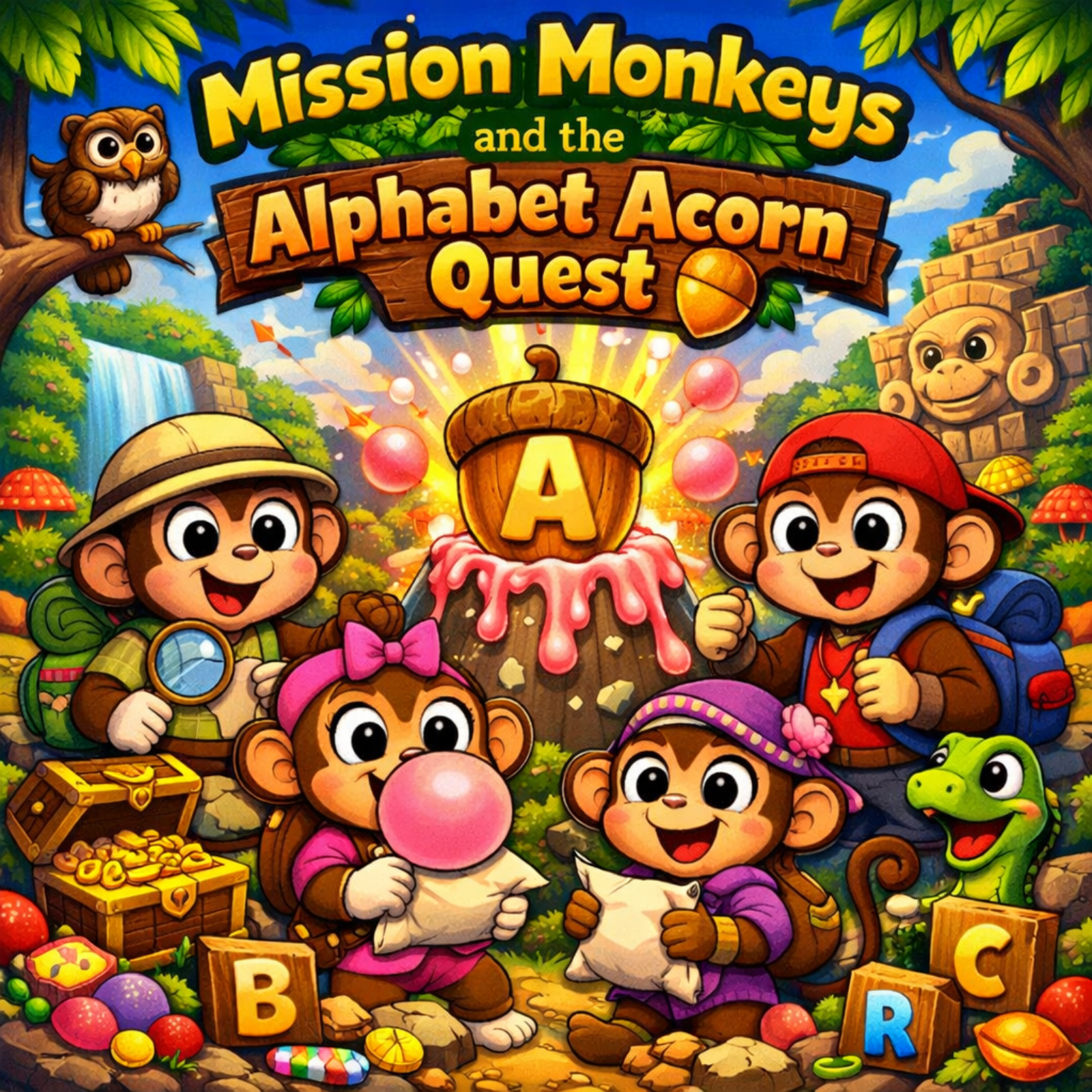🐒🌰 Mission Monkeys and the Alphabet Acorn Quest