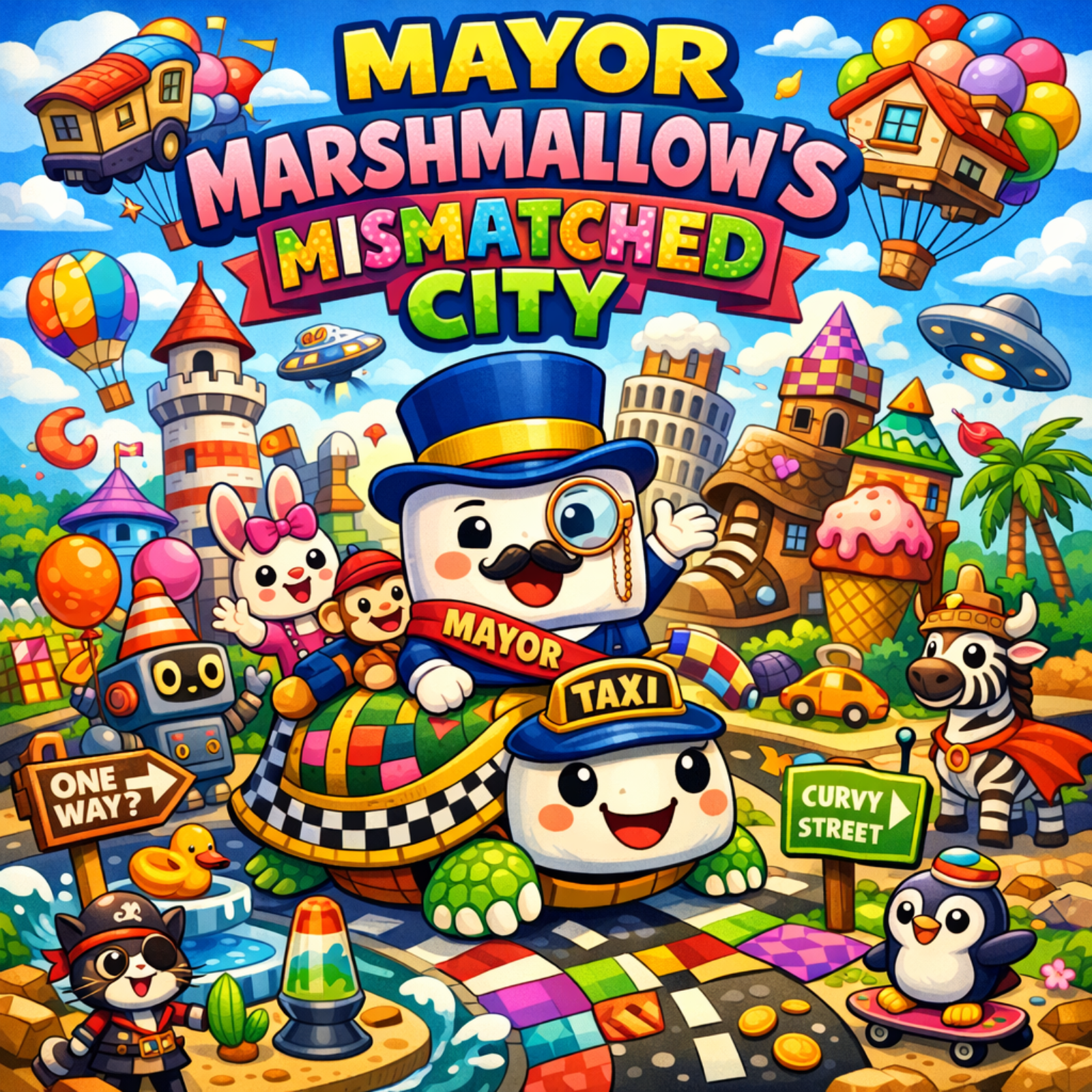 🏙️🍬 Mayor Marshmallow’s Mismatched City 🏙️🍬