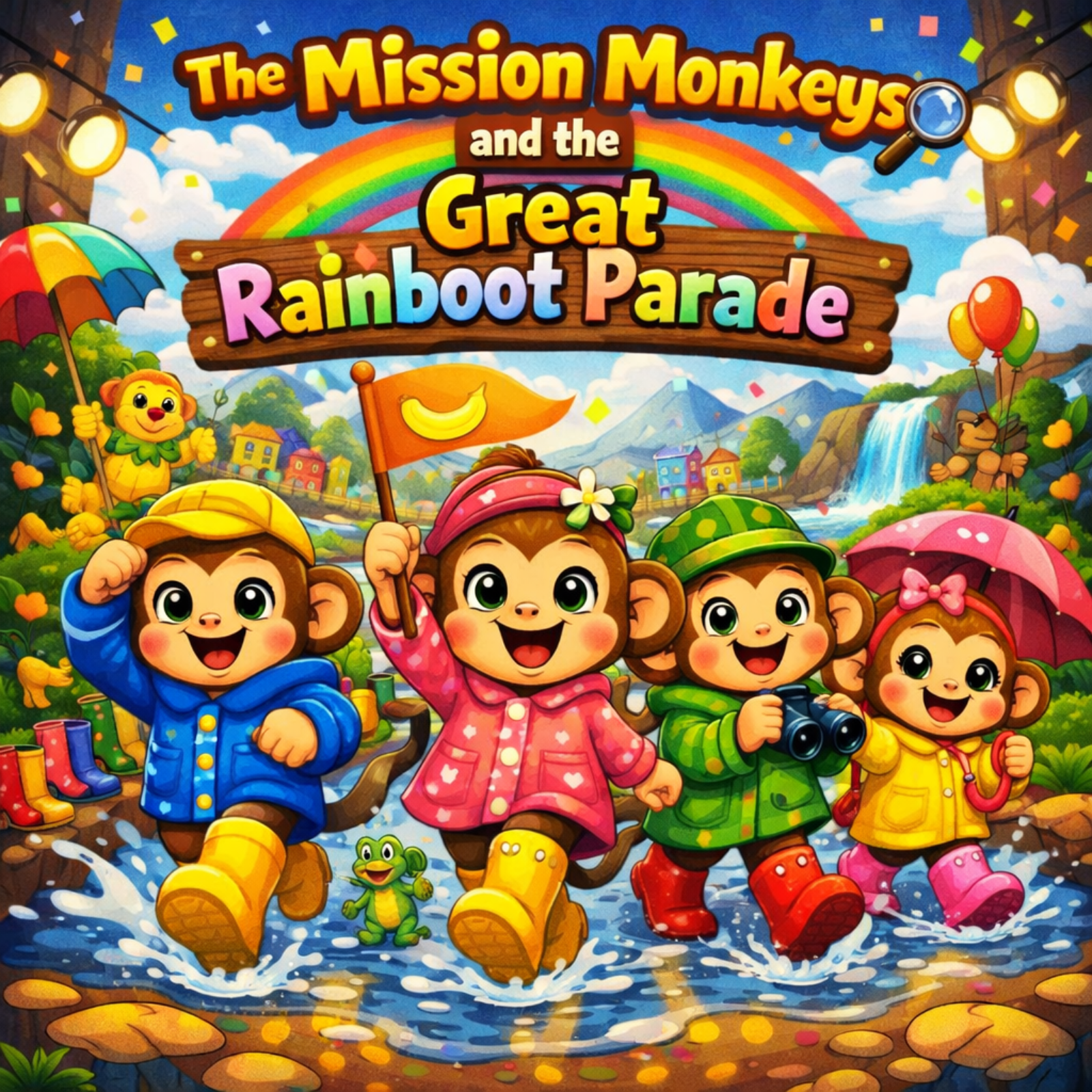 🌈🐒 The Mission Monkeys and the Great Rainboot Parade