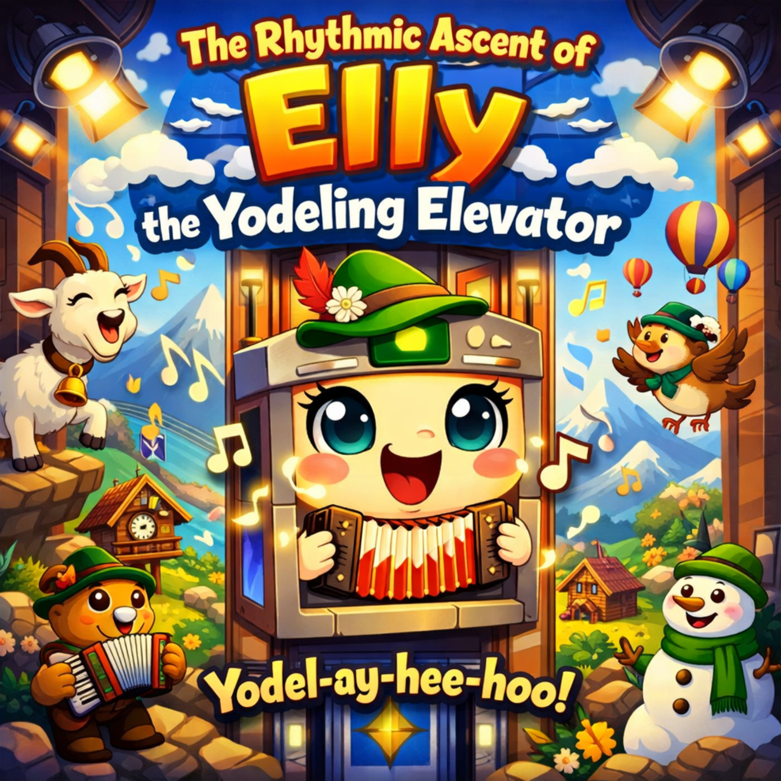 The Rhythmic Ascent of Elly the Yodeling Elevator 🛗