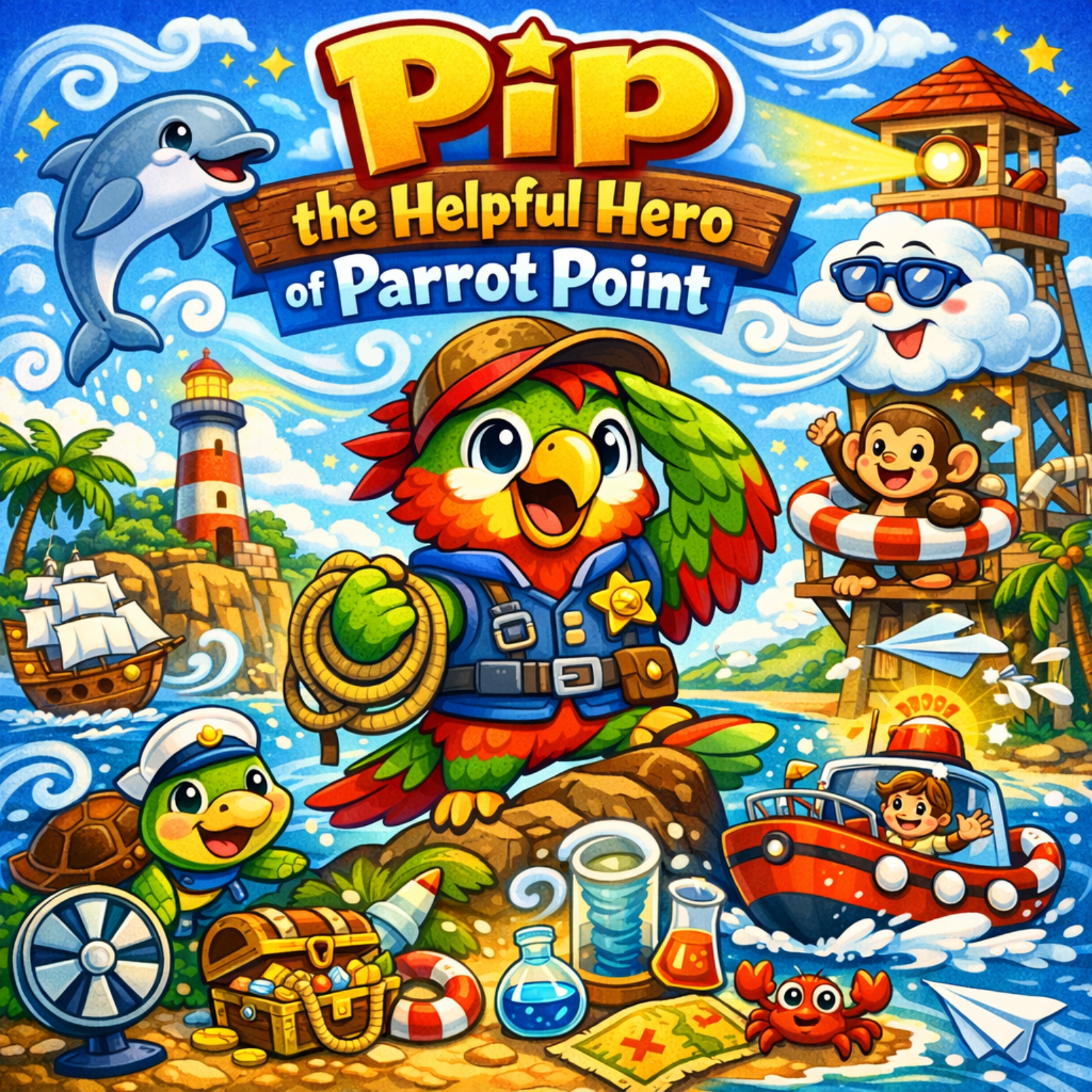Pip the Helpful Hero of Parrot Point🦜