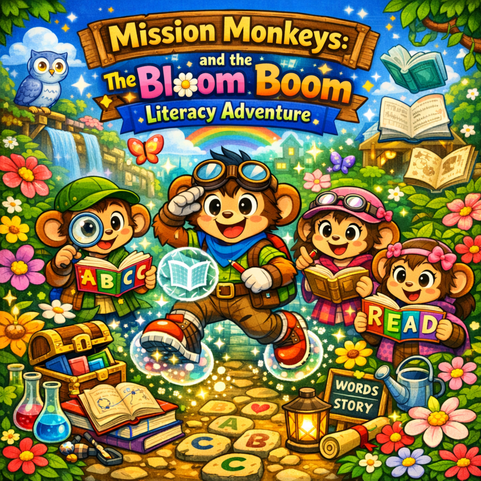 🌸 🐒Mission Monkeys: The Bloom Boom Literacy Adventure episode artwork