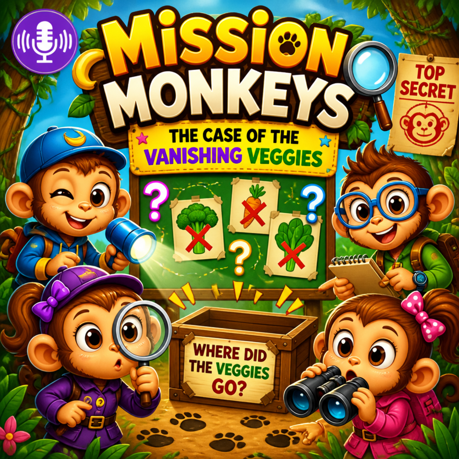  🐒🥦 Mission Monkeys: The Case of the Vanishing Veggies 