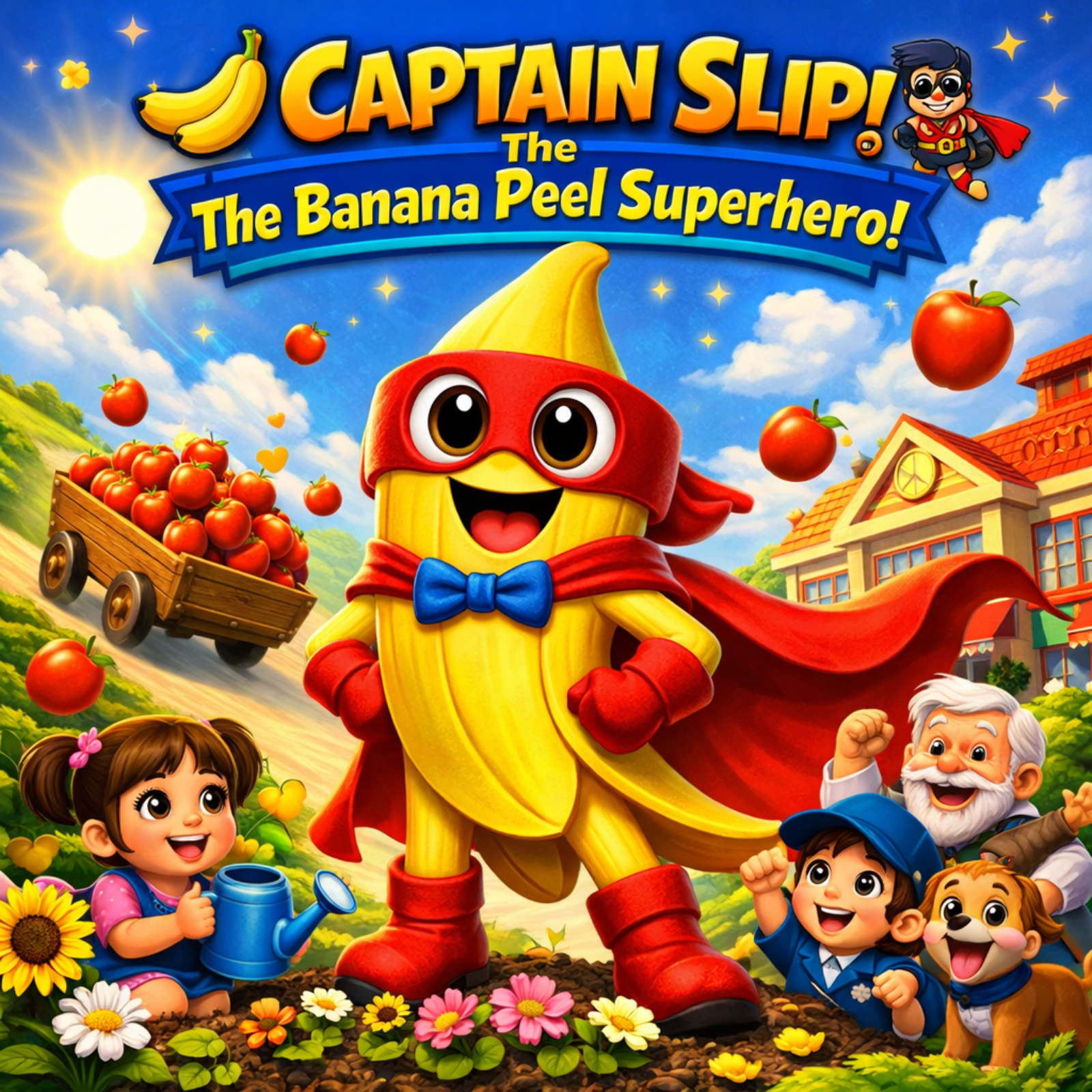 🍌🦸‍♂️ Captain Slip! The Banana Peel That Became a Superhero 🍌🦸‍♂️ episode artwork
